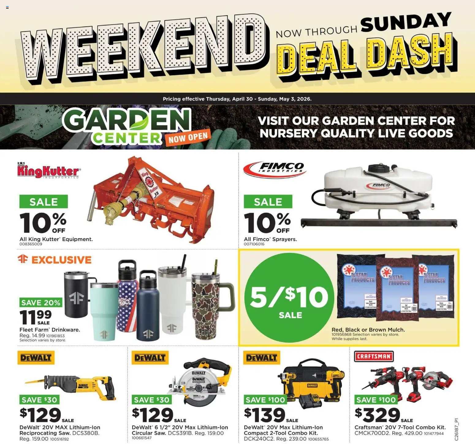 Mills Fleet Farm Weekly Ad - valid from 30.04.2026 | Page: 1