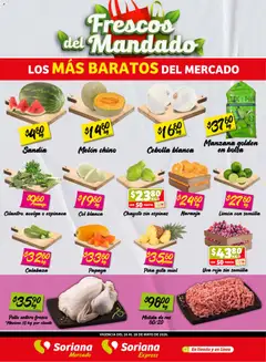 Vista previa de Soriana Frescos del Mandado Mercado: Nuevo León, nuevo folleto de la tienda, válido en México a partir del 26.05.2026 | Página: 1