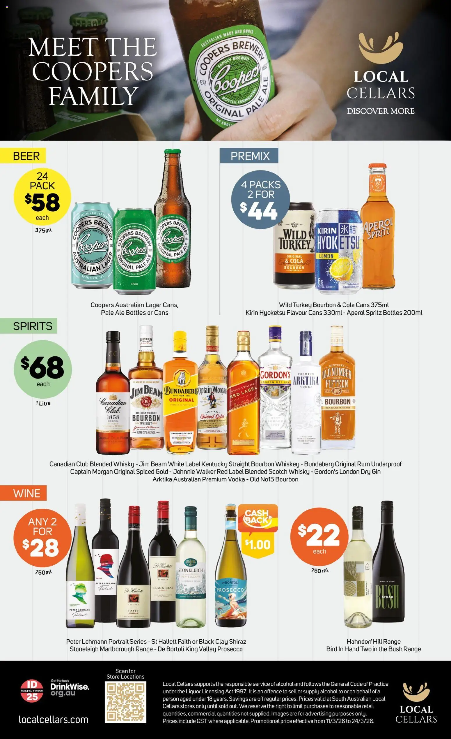Foodland catalogue - valid from 18.03.2026 | Page: 35 | Products: Bourbon, Vodka, Scotch, Turkey