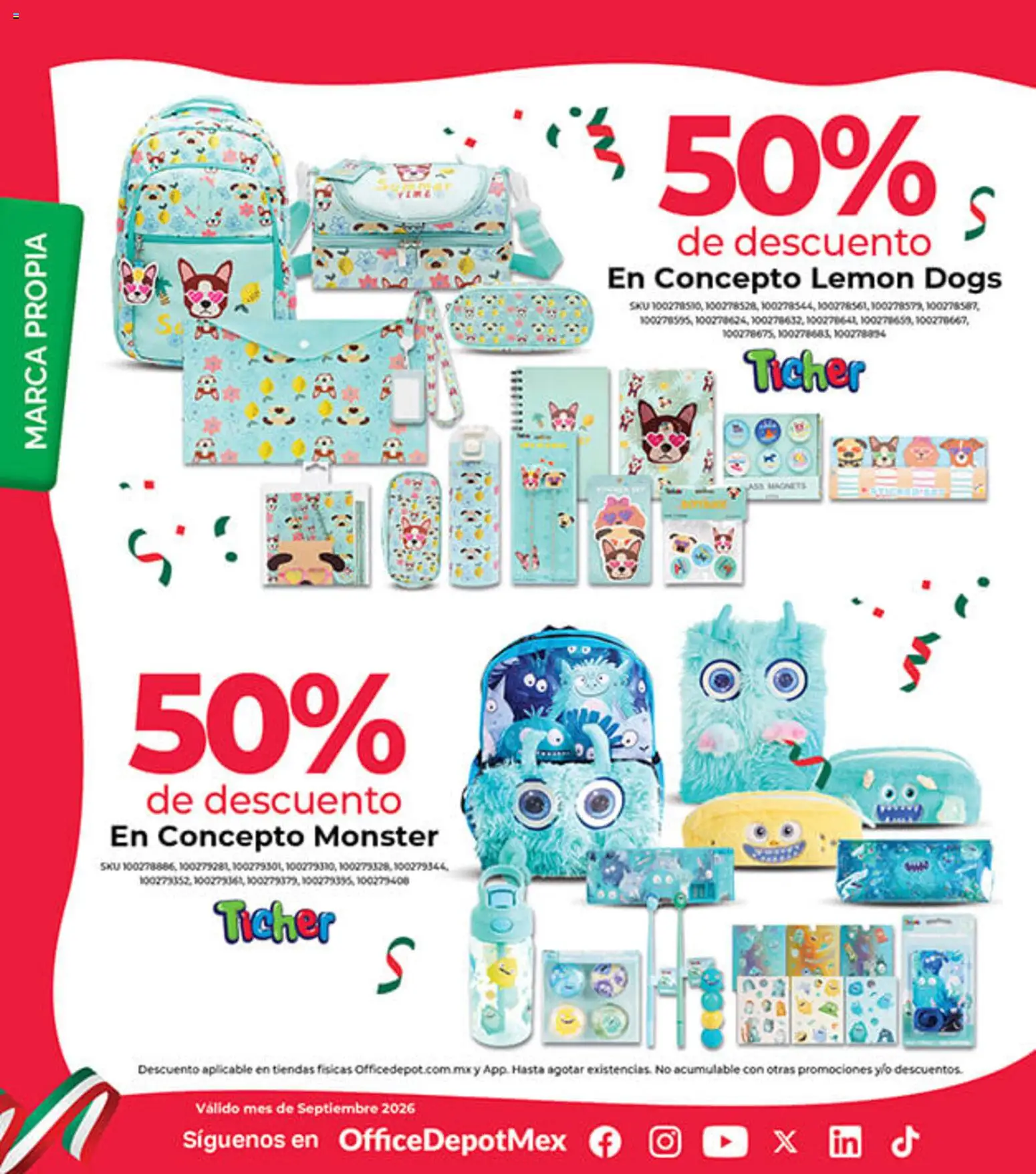 Nuevas ofertas de Office Depot válidas en toda la República Mexicana desde el 01/09/2026. ¡Encuentra las mejores ofertas en Office Depot catálogo! | Página: 9