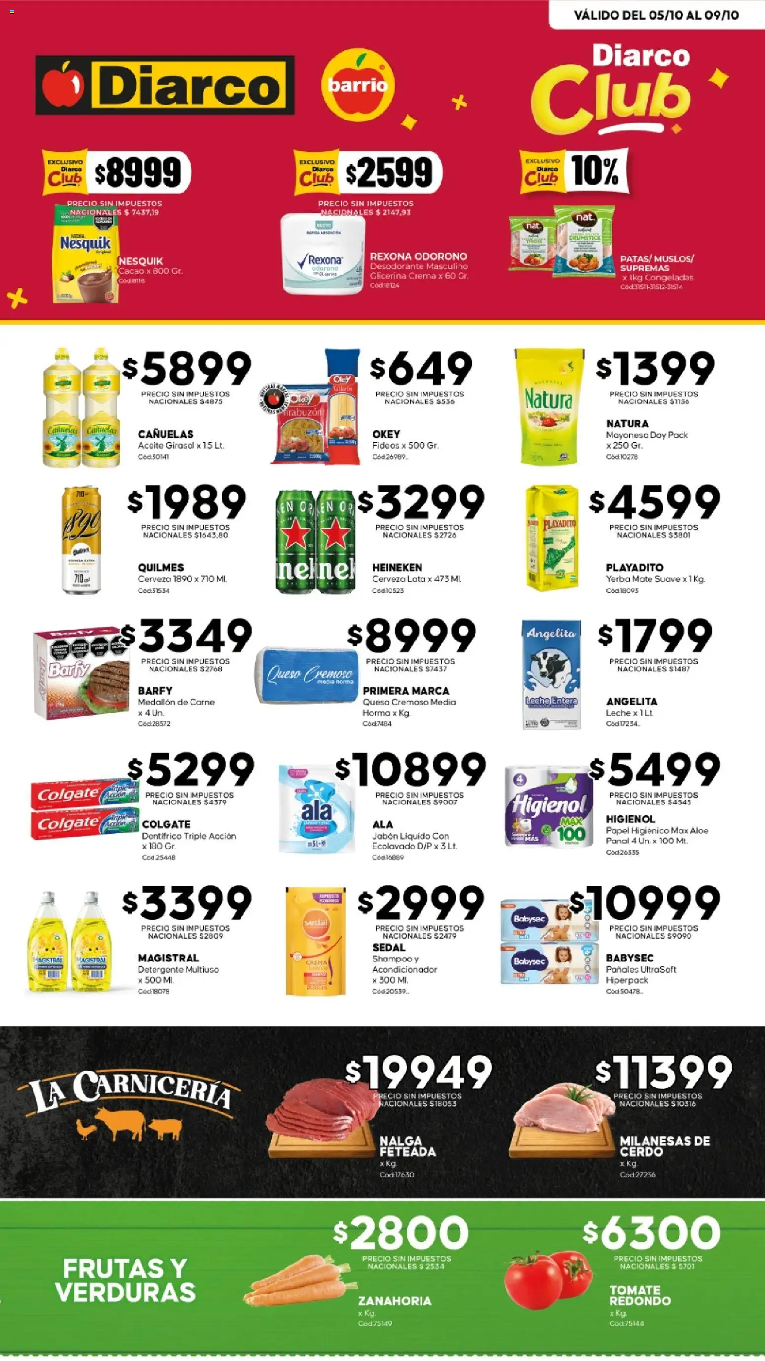 Diarco - Ofertas │ válido desde el 05/10/2026 | Página: 1