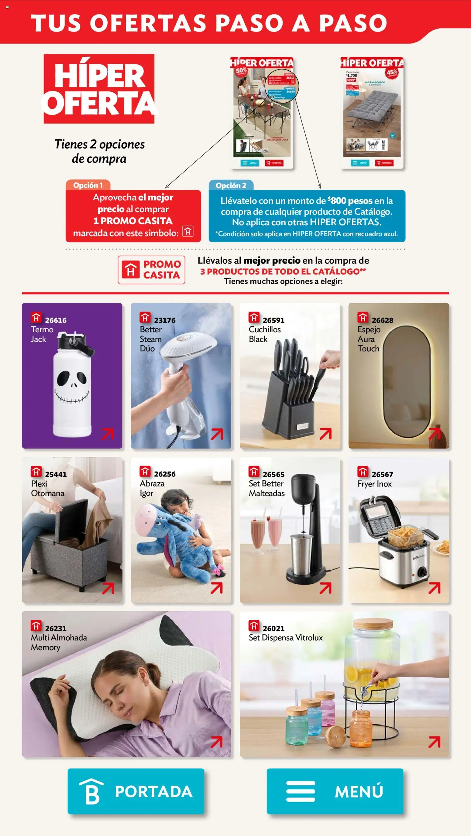 Nuevas ofertas de Betterware válidas en toda la República Mexicana desde el 28/09/2026. ¡Encuentra las mejores ofertas en Betterware campaña 10 2026! | Página: 115