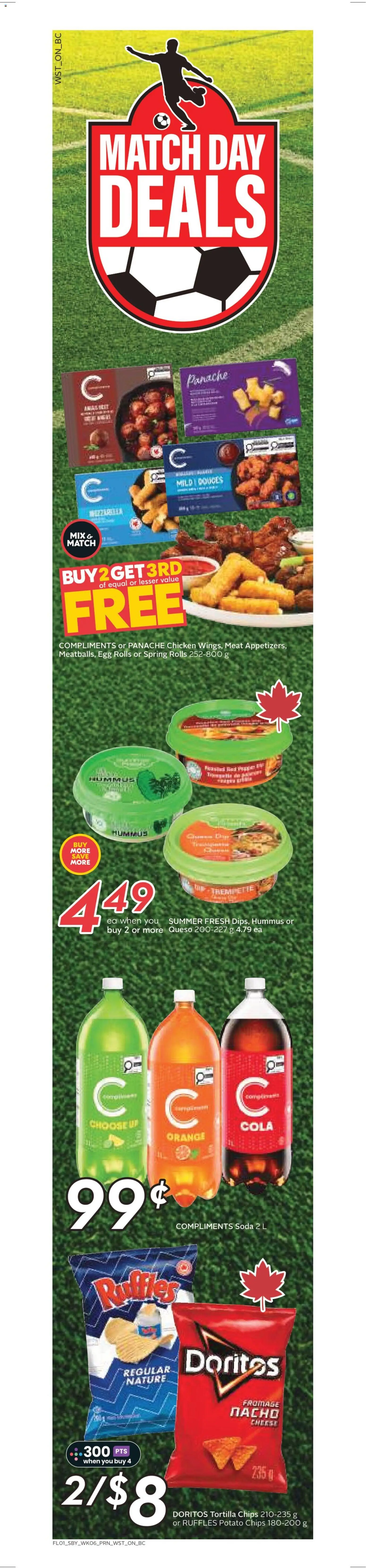 Safeway flyer valid from 04.06.2026 | Page: 2 | Products: Chips, Chicken