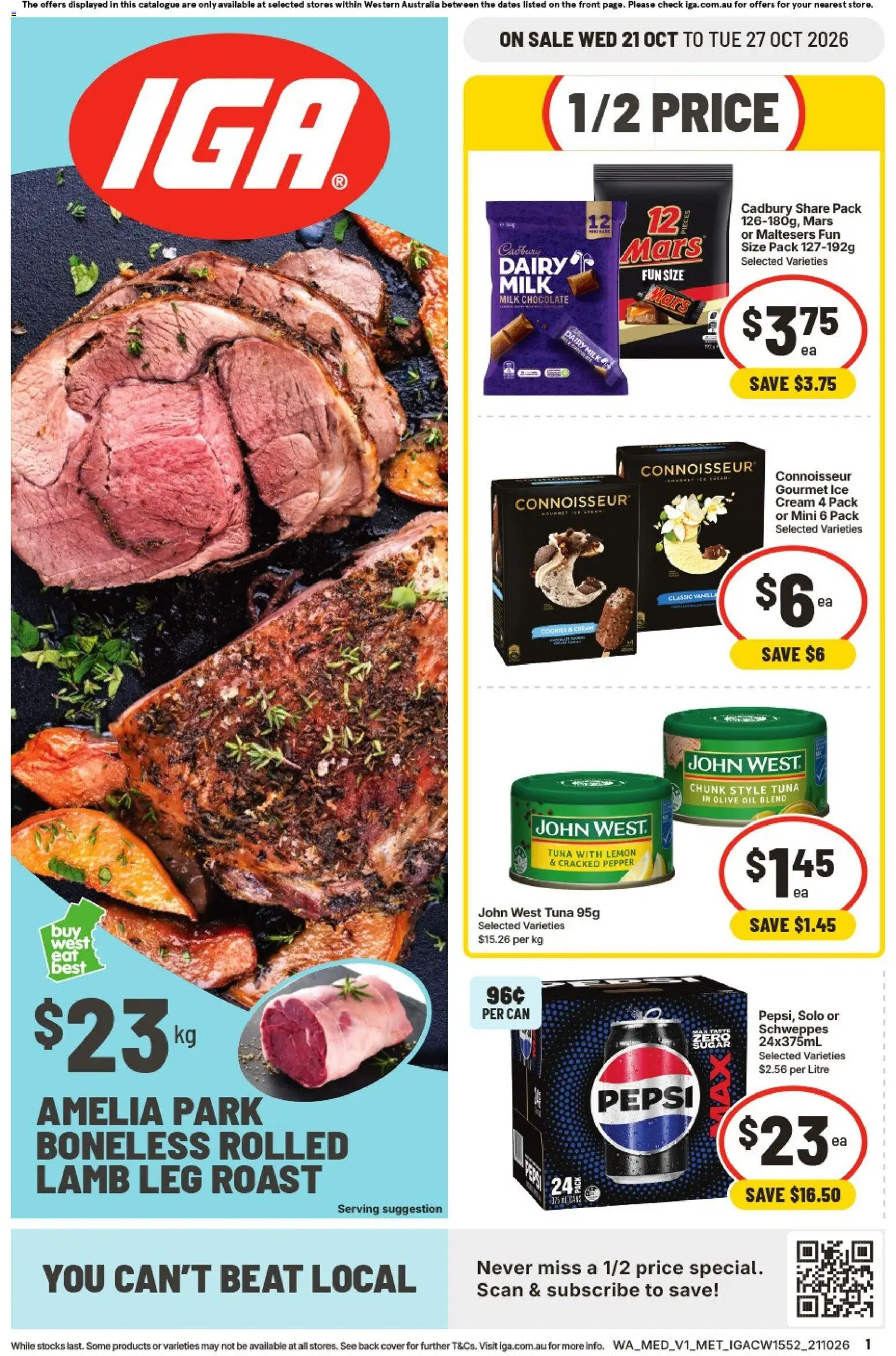 IGA catalogue - valid from 21/10/2026 | Page: 1