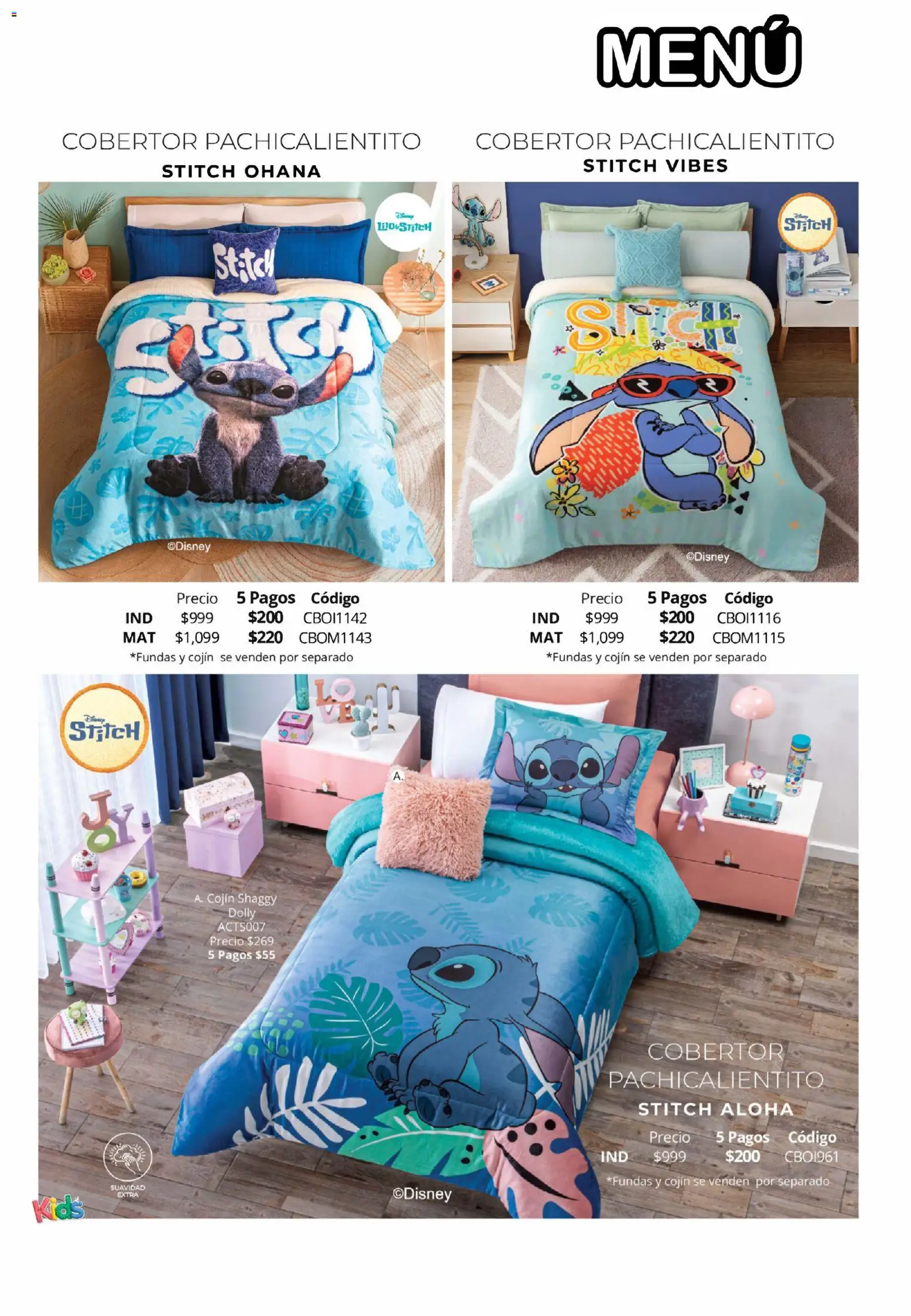 Nuevas ofertas de Colchas Concord válidas en toda la República Mexicana desde el 01/08/2026. ¡Encuentra las mejores ofertas en Colchas Concord catálogo Colección Infantil! | Página: 38 | Productos: Cobertor