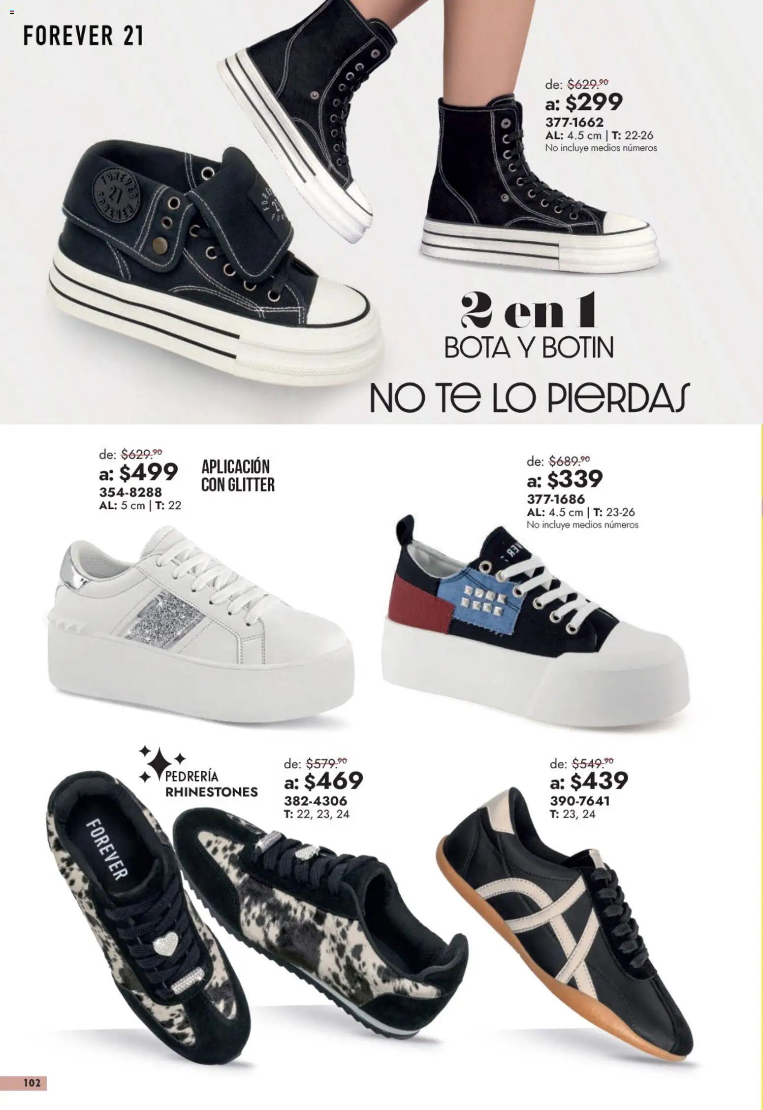 Nuevas ofertas de Andrea válidas en toda la República Mexicana desde el 13/09/2026. ¡Encuentra las mejores ofertas en Andrea catálogo Outlet! | Página: 102 | Productos: Glitter, Botín, Té