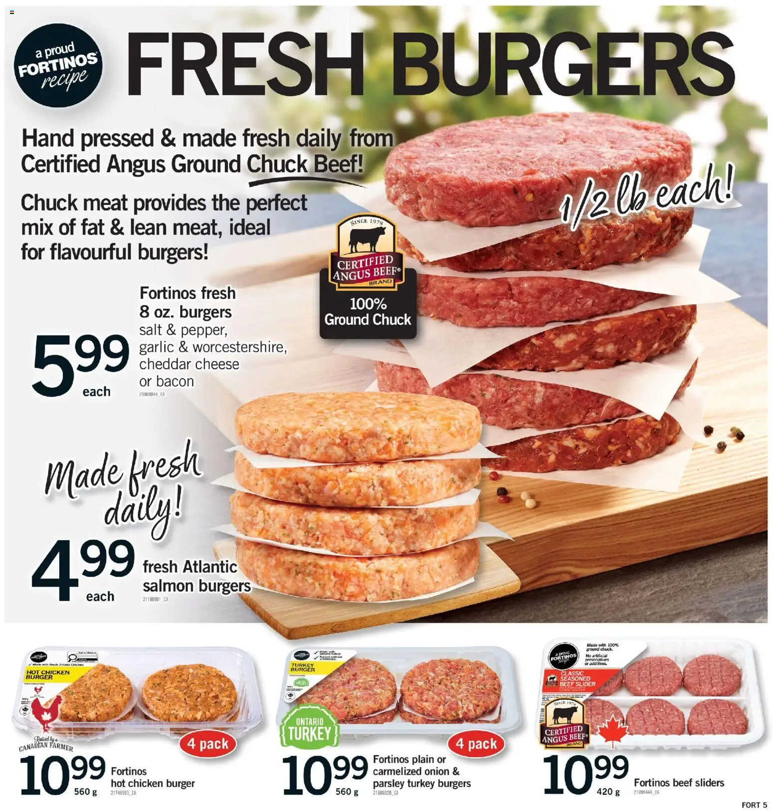 Fortinos flyer valid from Jul 16, 2026 | Page: 6 | Products: Meat, Parsley, Cheddar, Onion