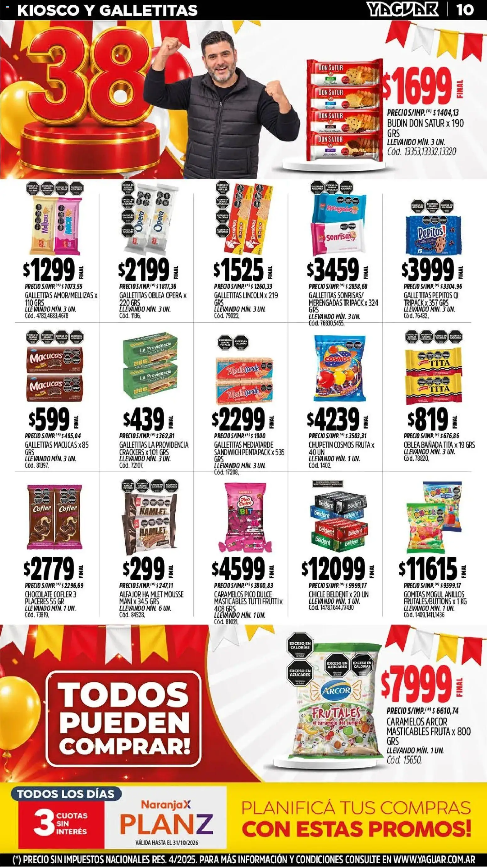 Yaguar - Oferta Semanal Chaco │ válido desde el 12/10/2026 | Página: 11