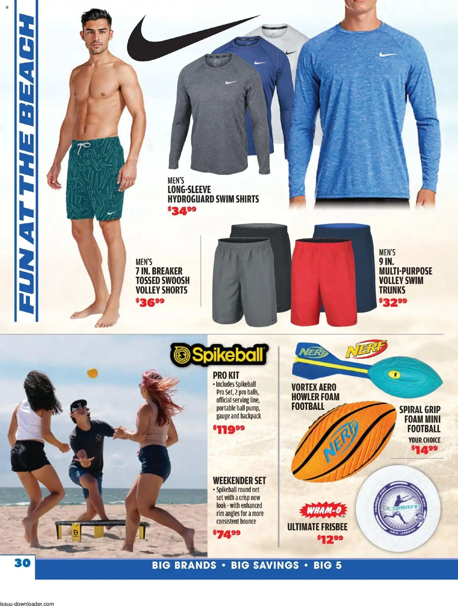 Big 5 Sporting Goods Summer Catalog - valid from 05/26/2026 | Page: 30 | Products: Shorts, Backpack, Foam