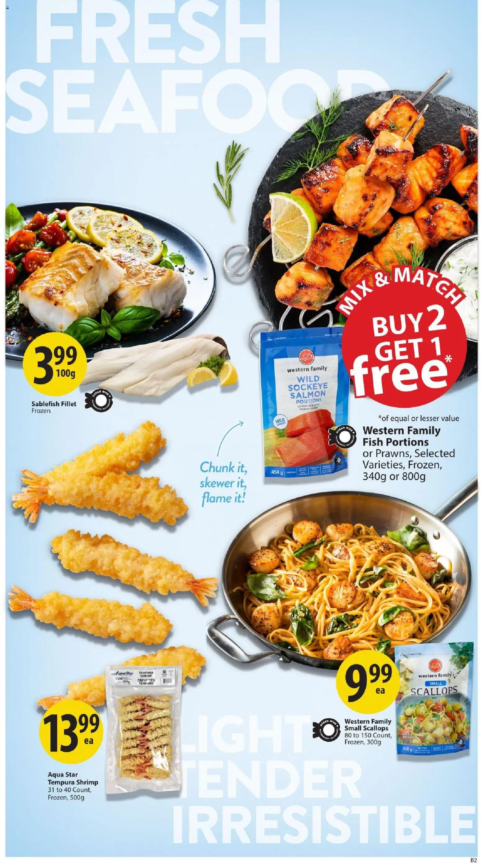 Save on foods flyer valid from Jul 9, 2026 | Page: 10 | Products: Fish