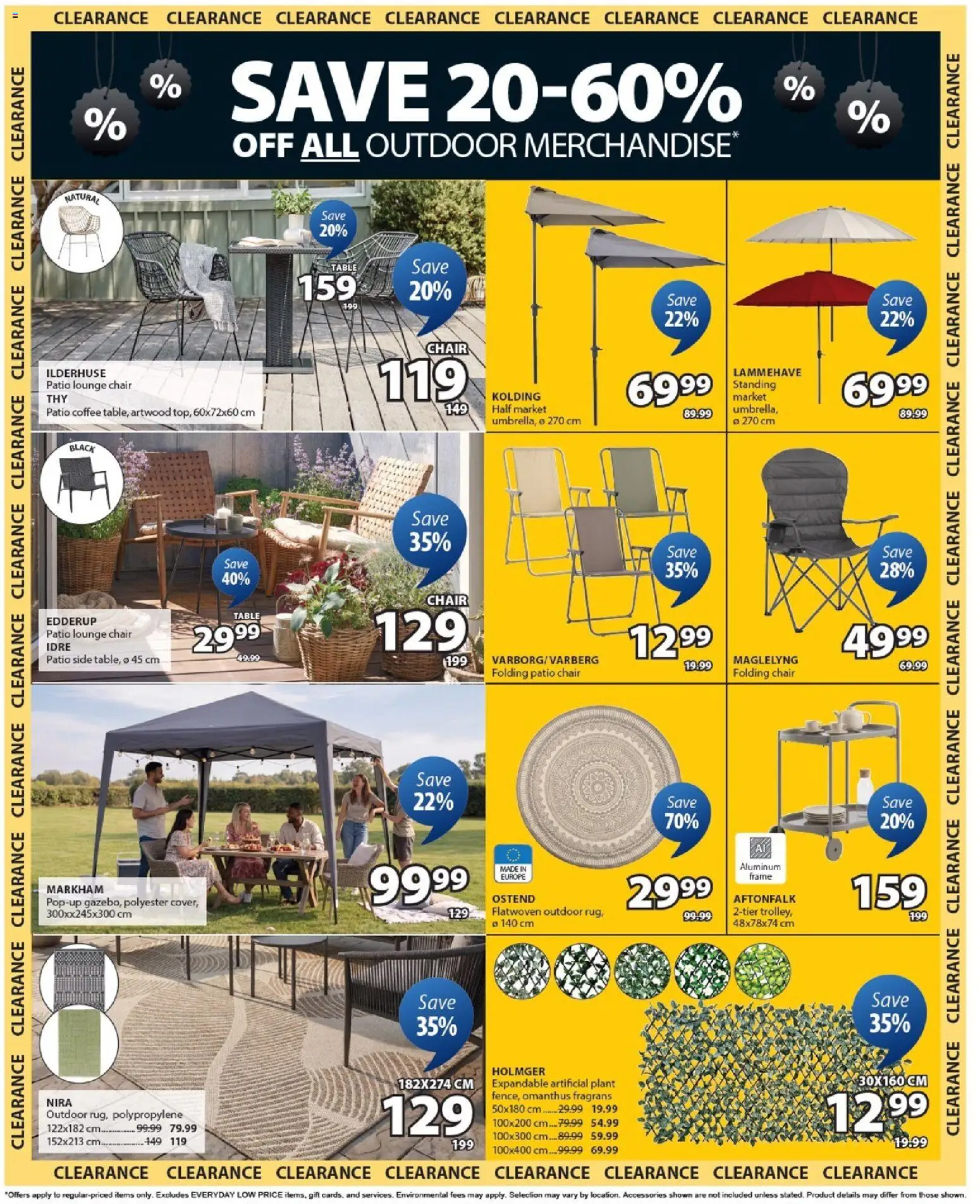 JYSK flyer valid from Jul 16, 2026 | Page: 7 | Products: Table, Chair, Coffee