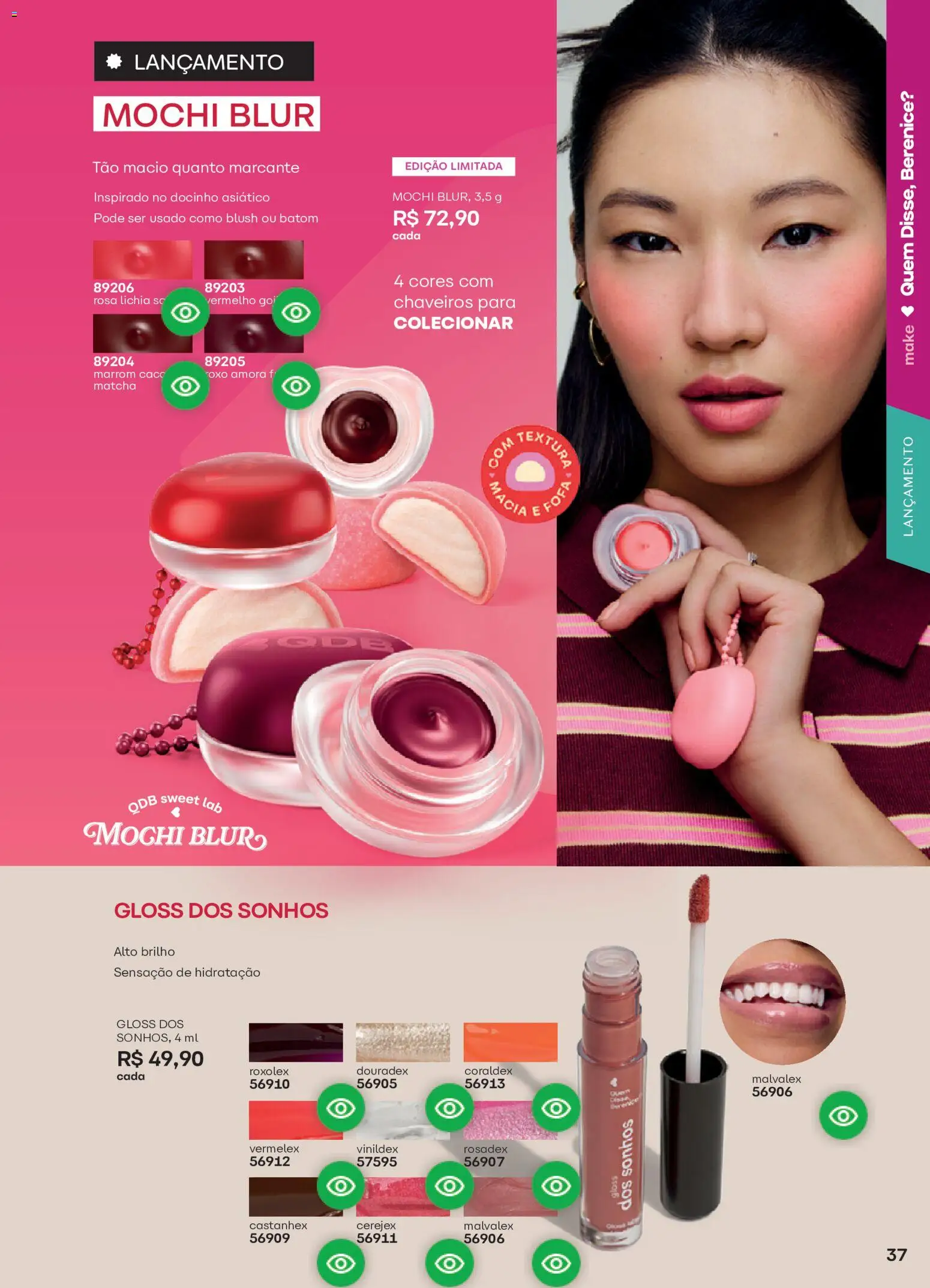 O Boticário Folheto - válido de 10/08/2026 | Página: 41 | Produtos: Lichia, Mochi, Blush, Batom