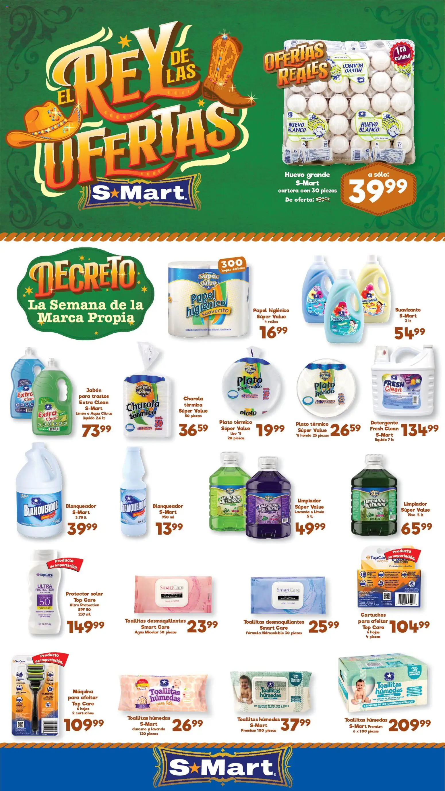 Nuevas ofertas de S-Mart válidas en toda la República Mexicana desde el 26/06/2026. ¡Encuentra las mejores ofertas en S-Mart folleto Ofertas de feria Juárez! | Página: 1