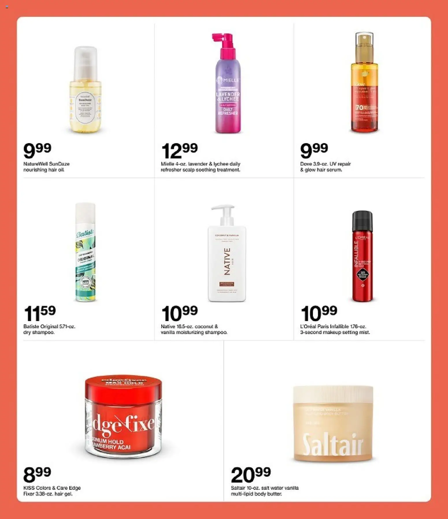 Target Weekly Ad - valid from 14.06.2026 | Page: 32 | Products: Hair oil, Oil, Water, Salt