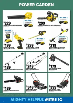 Preview of Get Ready for Winter - valid from 29.04.2026 | Page: 11 | Products: Battery, Charger, Chainsaw, Mower