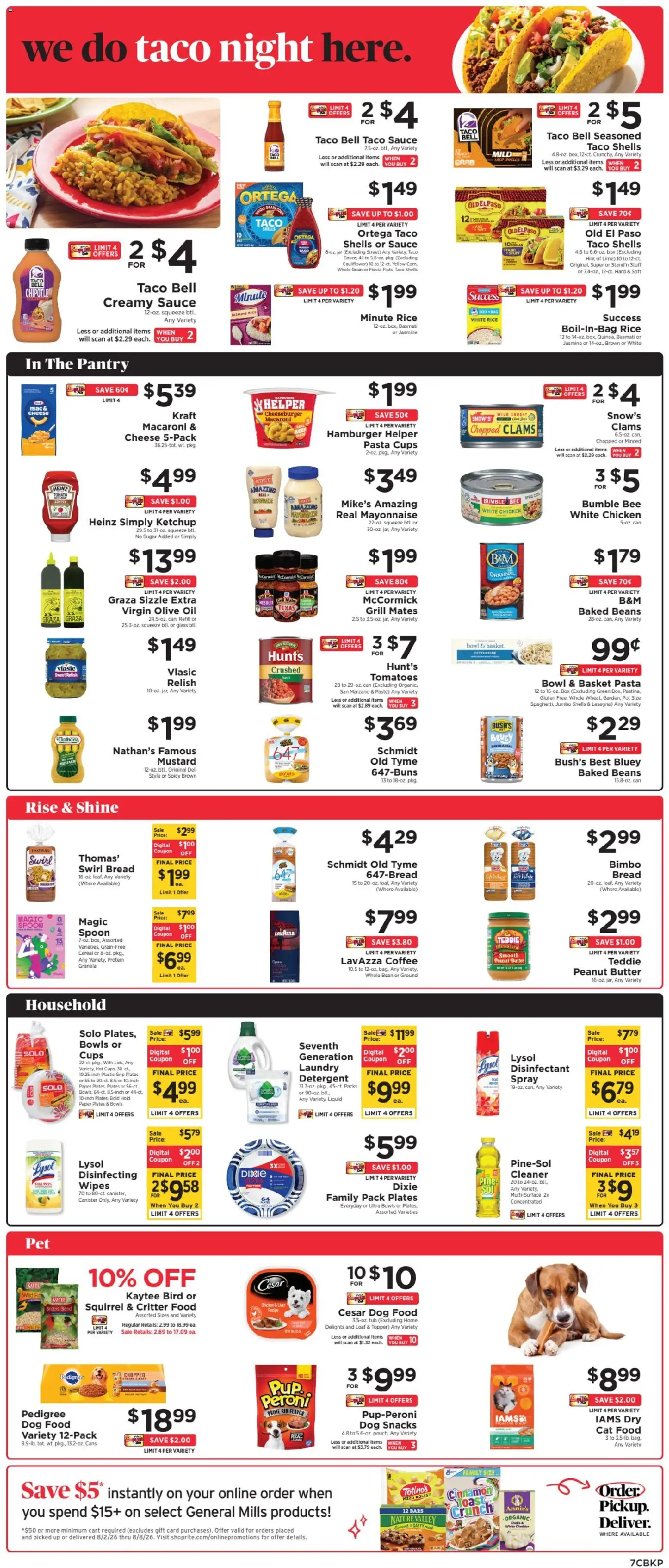 ShopRite Weekly Ad - valid from 08/02/2026 | Page: 9 | Products: Liver, Chicken, Mustard, Lime