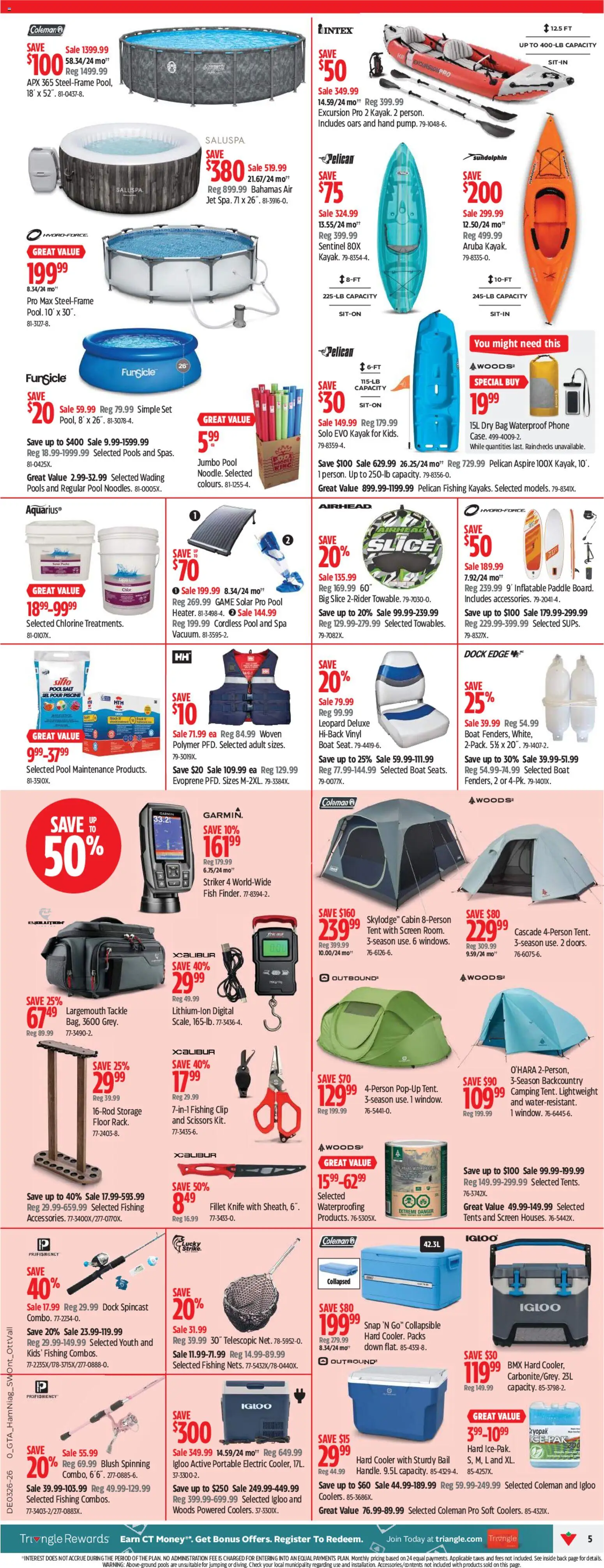 Canadian Tire flyer valid from Jun 25, 2026 | Page: 5 | Products: Phone, Game, Bag, Blush