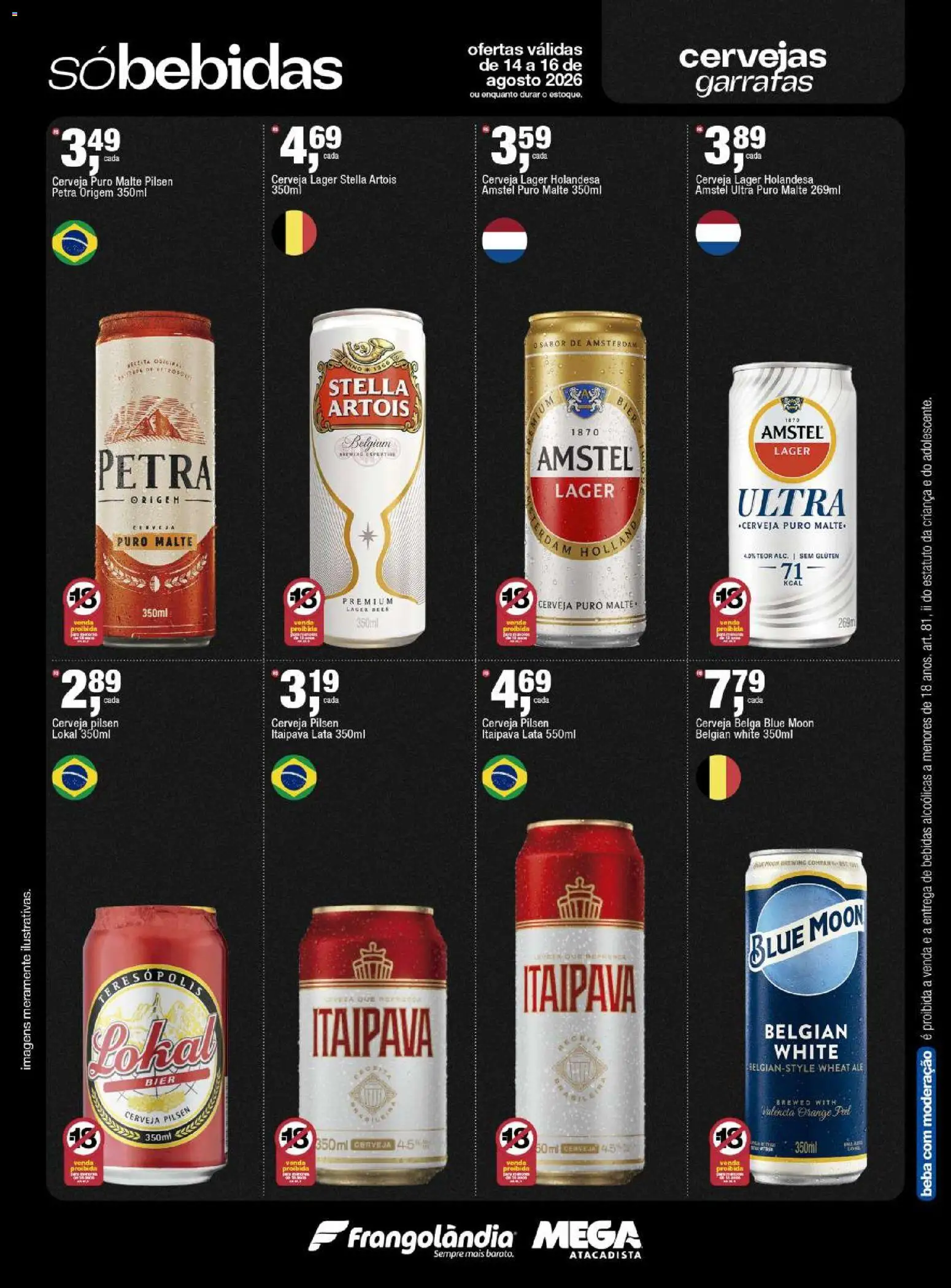 Frangolândia Folheto - válido de 14/08/2026 | Página: 8 | Produtos: Bebidas, Cerveja