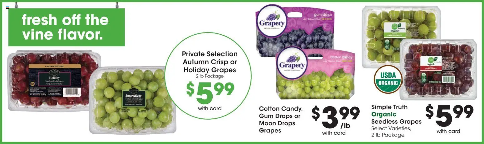 Fry's Food Weekly Ad - valid from 09/09/2026 | Page: 11 | Products: Candy, Grapes, Seedless grapes