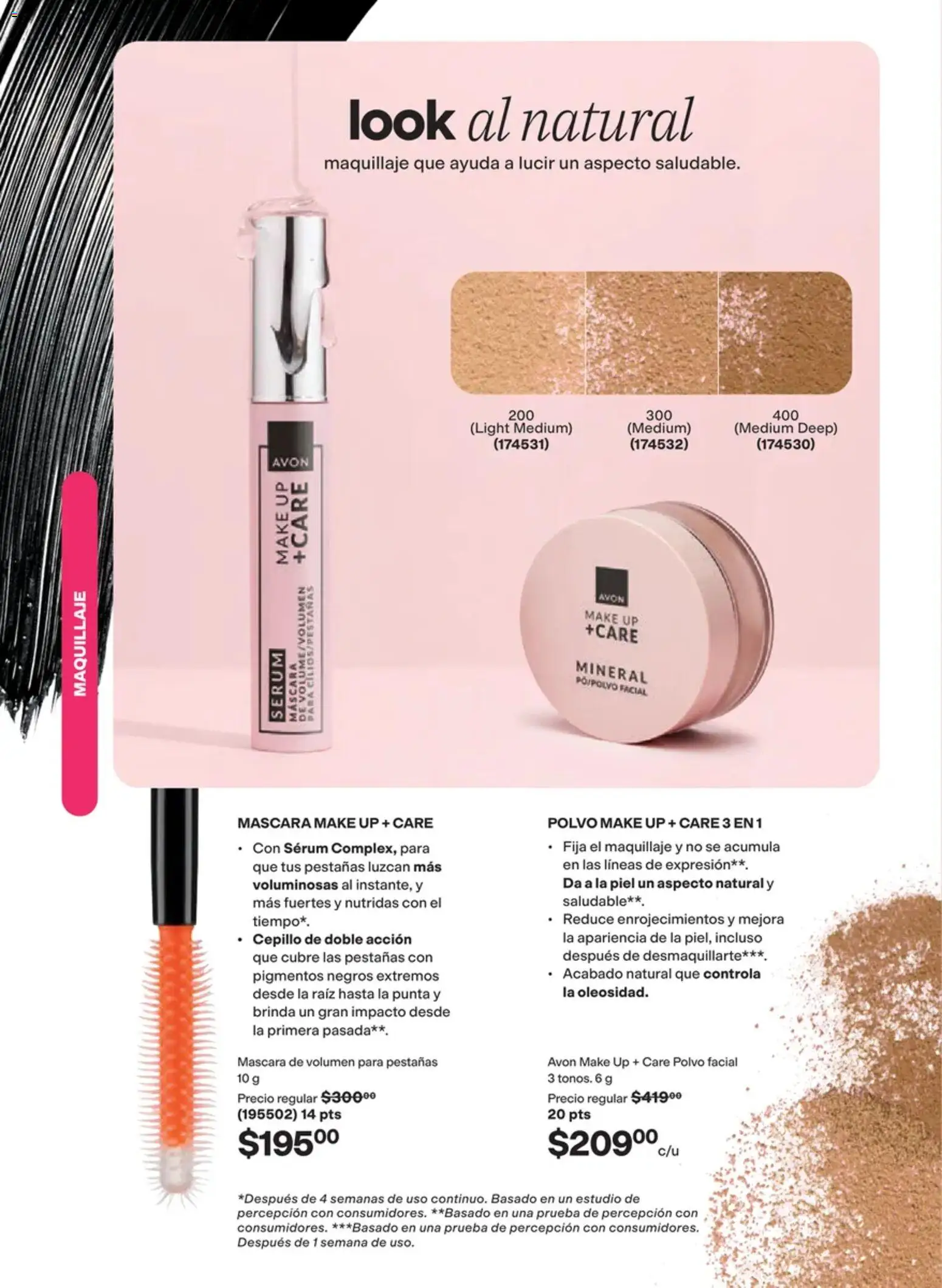 Nuevas ofertas de AVON válidas en toda la República Mexicana desde el 02/10/2026. ¡Encuentra las mejores ofertas en AVON campaña 15 2026! | Página: 36 | Productos: Serum, Cepillo, Máscara, Polvo