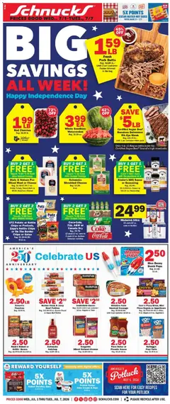 Preview of Schnucks weekly ads valid from 07/01/2026