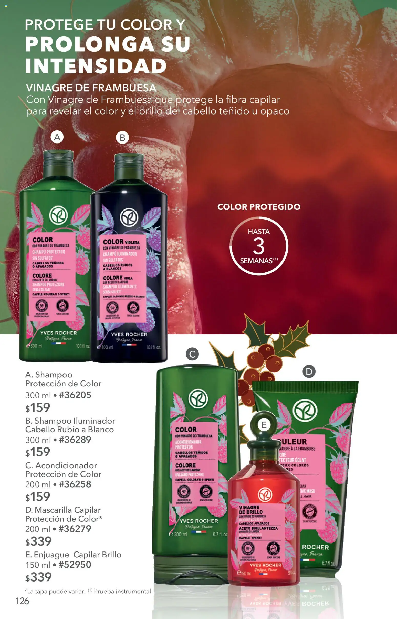 Nuevas ofertas de Yves Rocher válidas en toda la República Mexicana desde el 27/10/2026. ¡Encuentra las mejores ofertas en Yves Rocher campaña 15 2026! | Página: 128