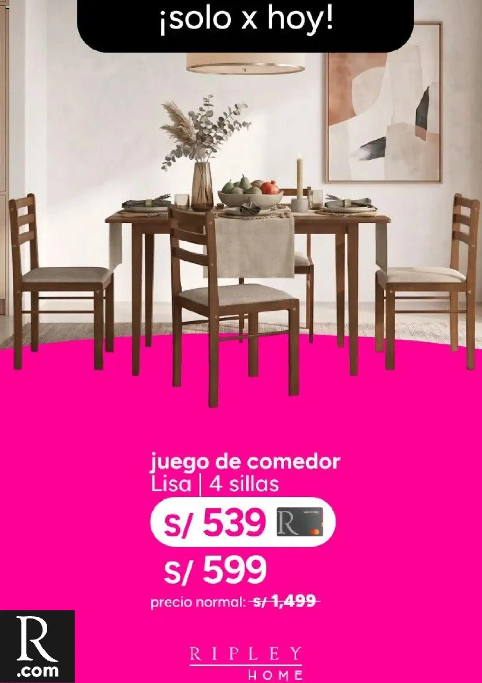 Catálogo Ripley válido desde 17/08/2026 | Página: 4 | Productos: Juego de comedor, Juego