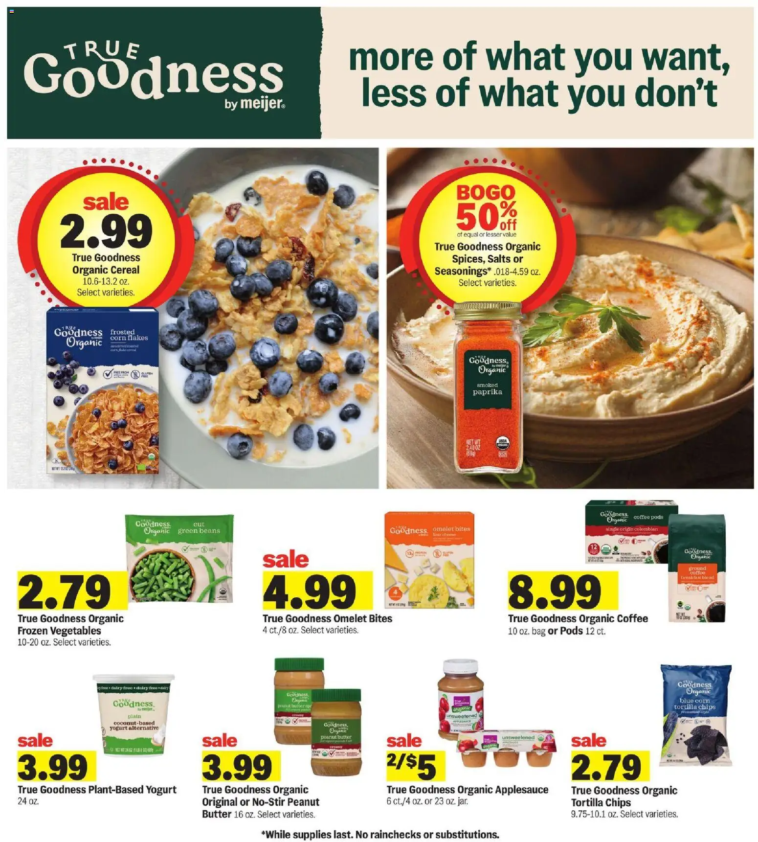 Meijer Weekly Ad - valid from 15.04.2026 | Page: 15 | Products: Cheese, Yogurt, Chips, Vegetables