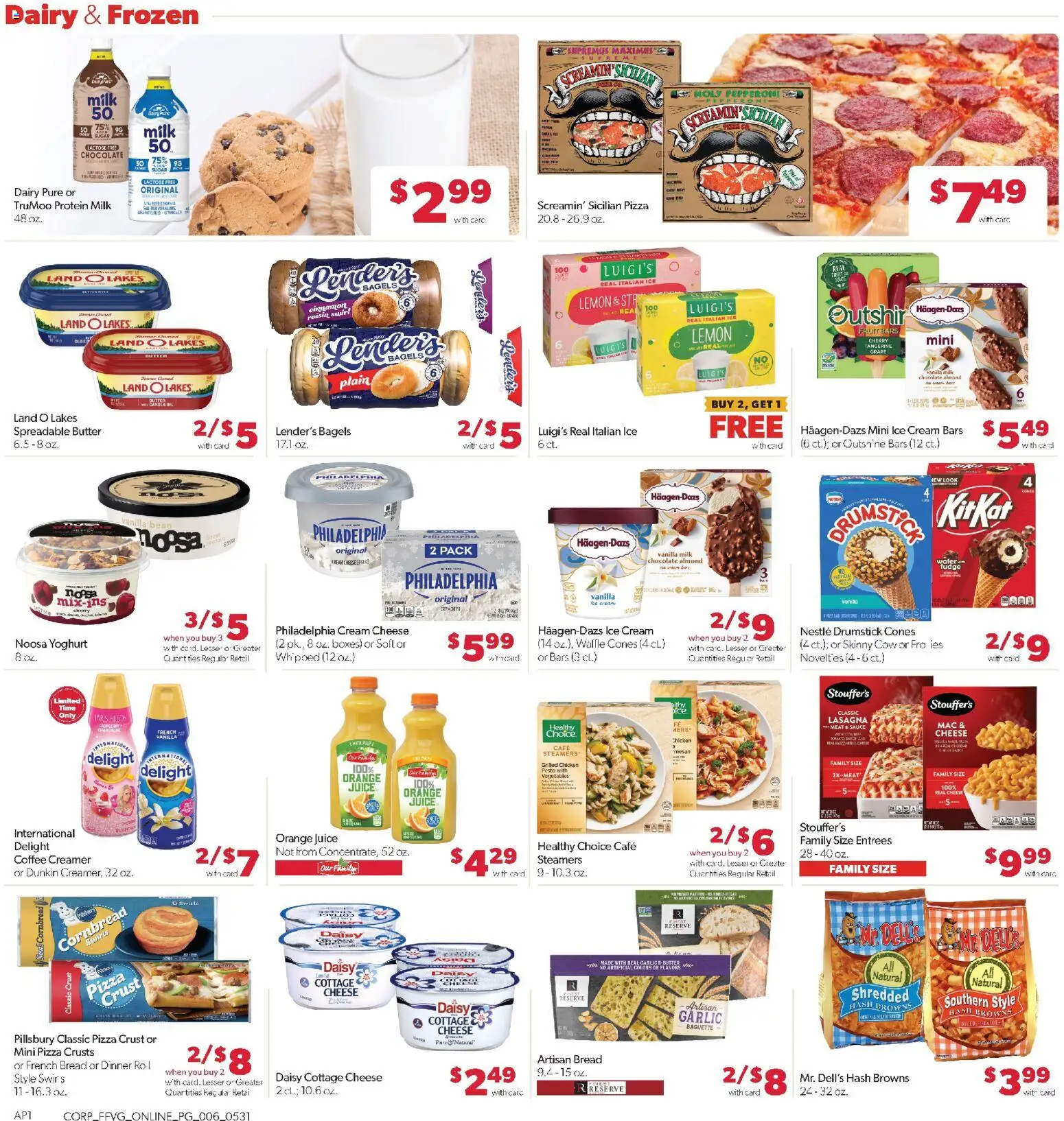 Family Fare Weekly Ad - valid from 31.05.2026 | Page: 10 | Products: Cheese, Pizza, Sugar, Garlic