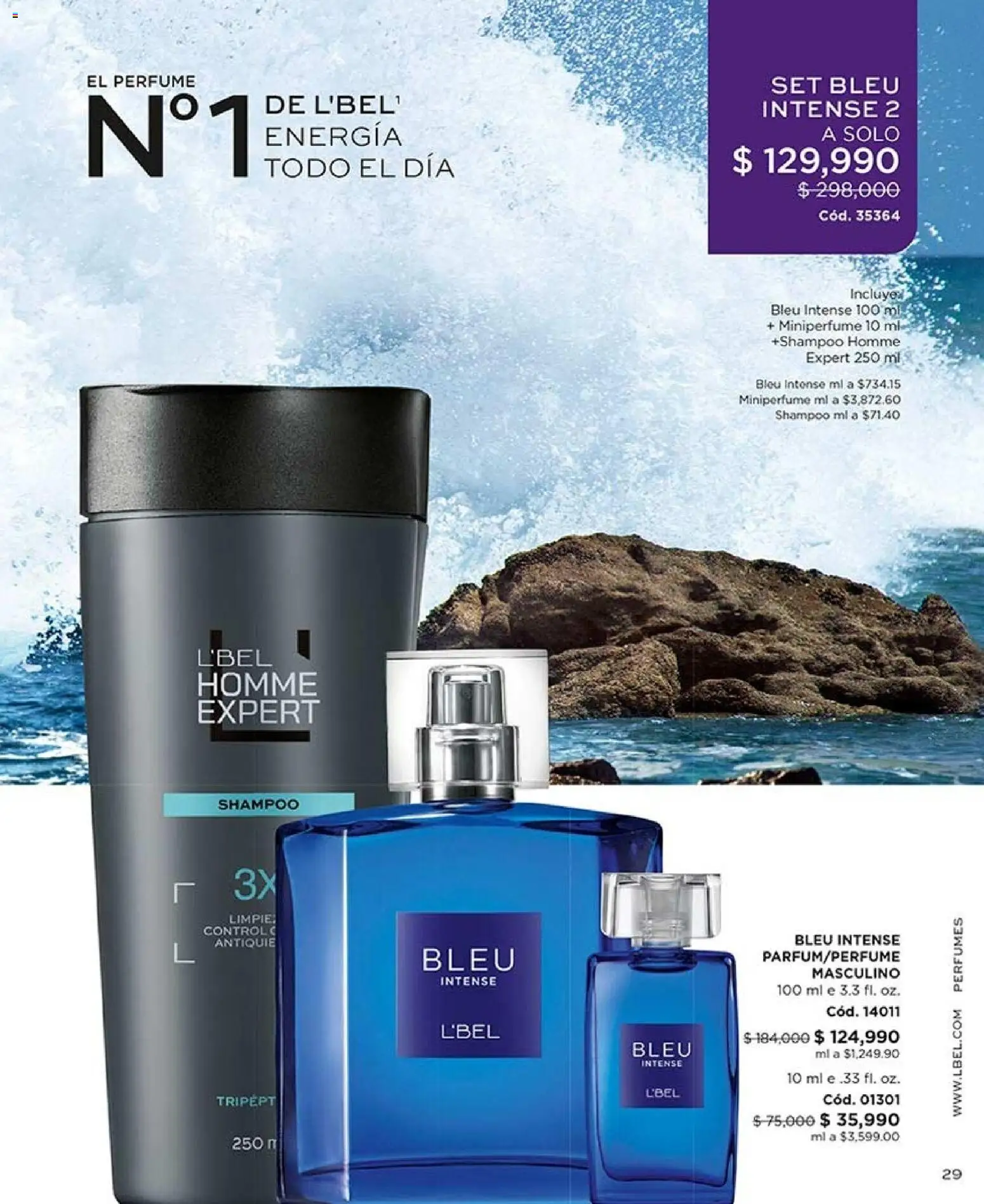 L'Bel revista - valida desde el 17/08/2026 | Página: 29 | Productos: Shampoo, Perfumes, Perfume