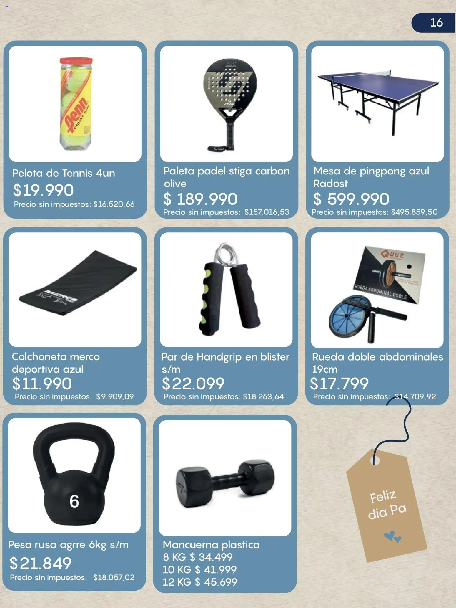 Jumbo - Día Del Padre │ válido desde el 09.06.2026 | Página: 18 | Productos: Mesa, Colchoneta, Pelota, Paleta