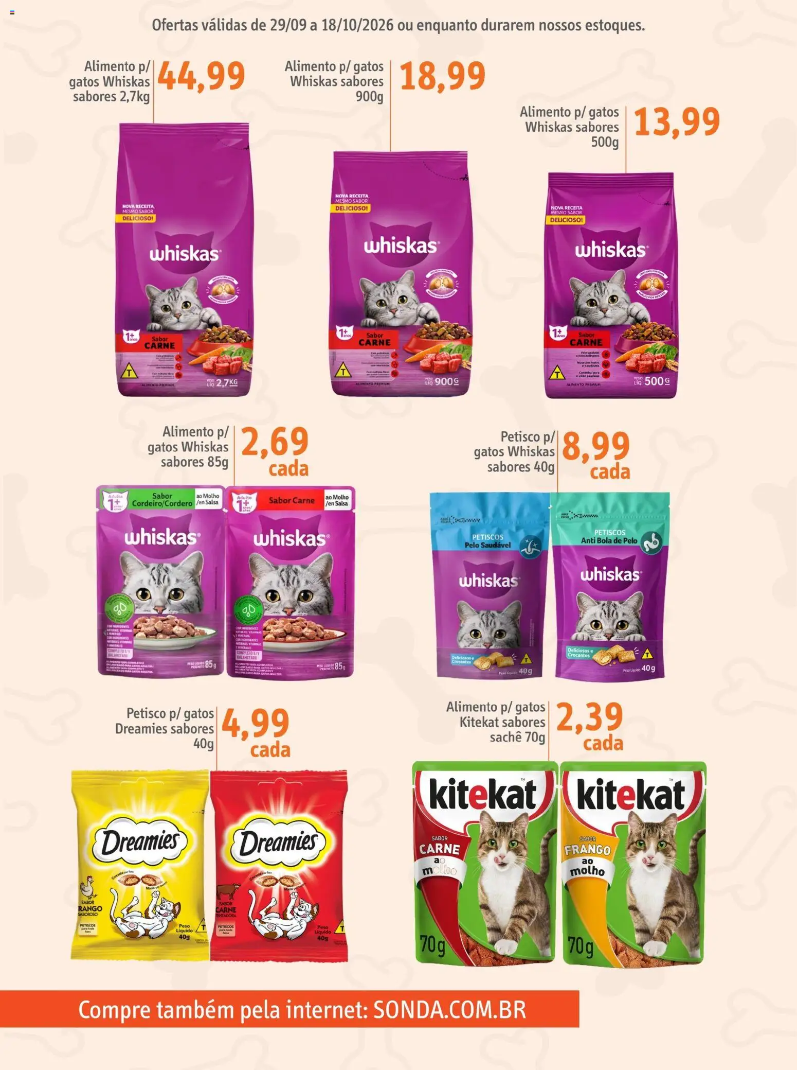 Sonda Folheto - válido de 29/09/2026 | Página: 4 | Produtos: Petiscos, Salsa, Carne, Frango