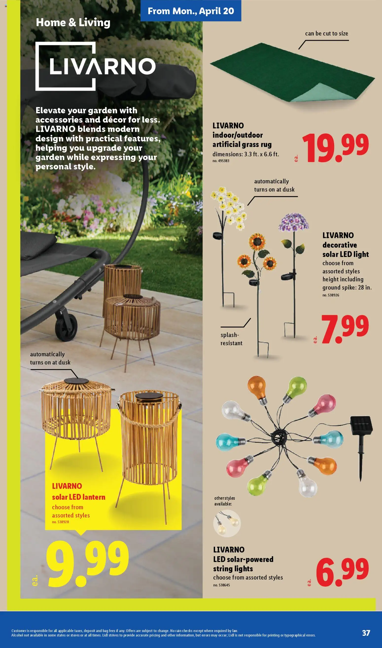Lidl Weekly Ad - valid from 15.04.2026 | Page: 37 | Products: Bag