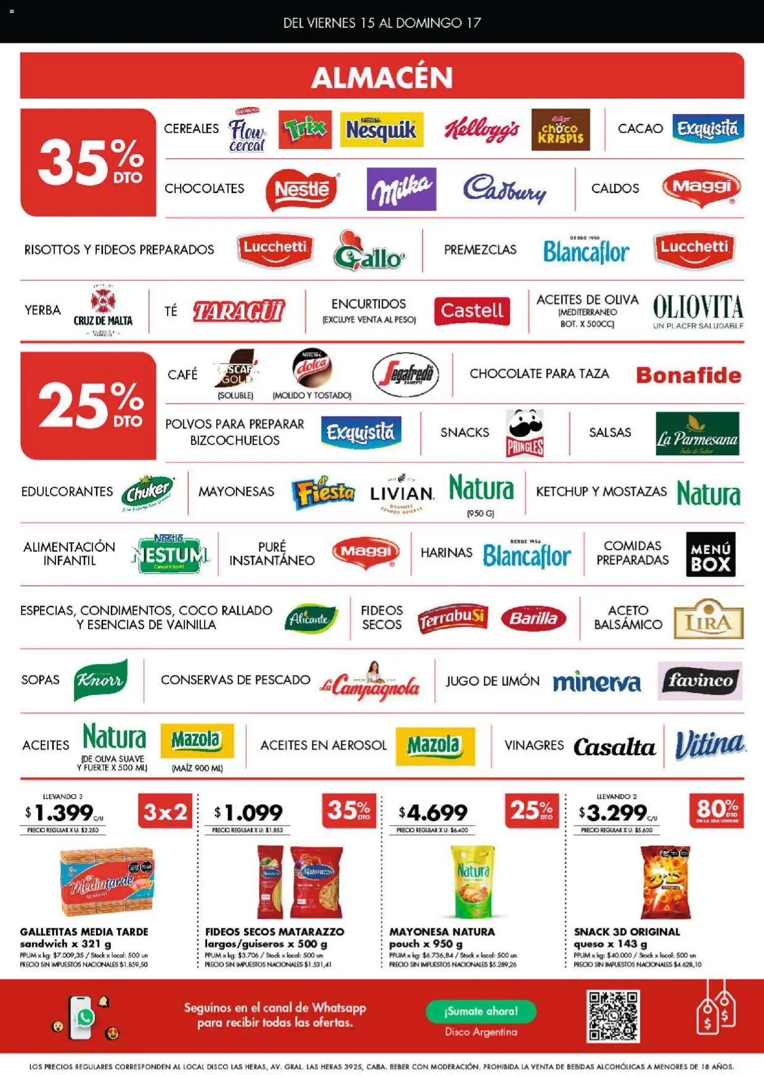 Disco - Ofertas | Córdoba │ válido desde el 14.05.2026 | Página: 3 | Productos: Disco, Limón, Café, Cereales