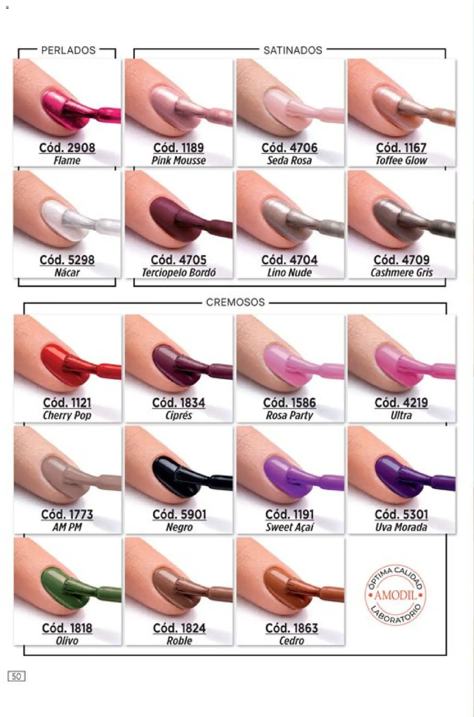 Catálogo Amodil Campaña 15 │ válido desde el 26/08/2026 | Página: 50 | Productos: Mousse, Uva