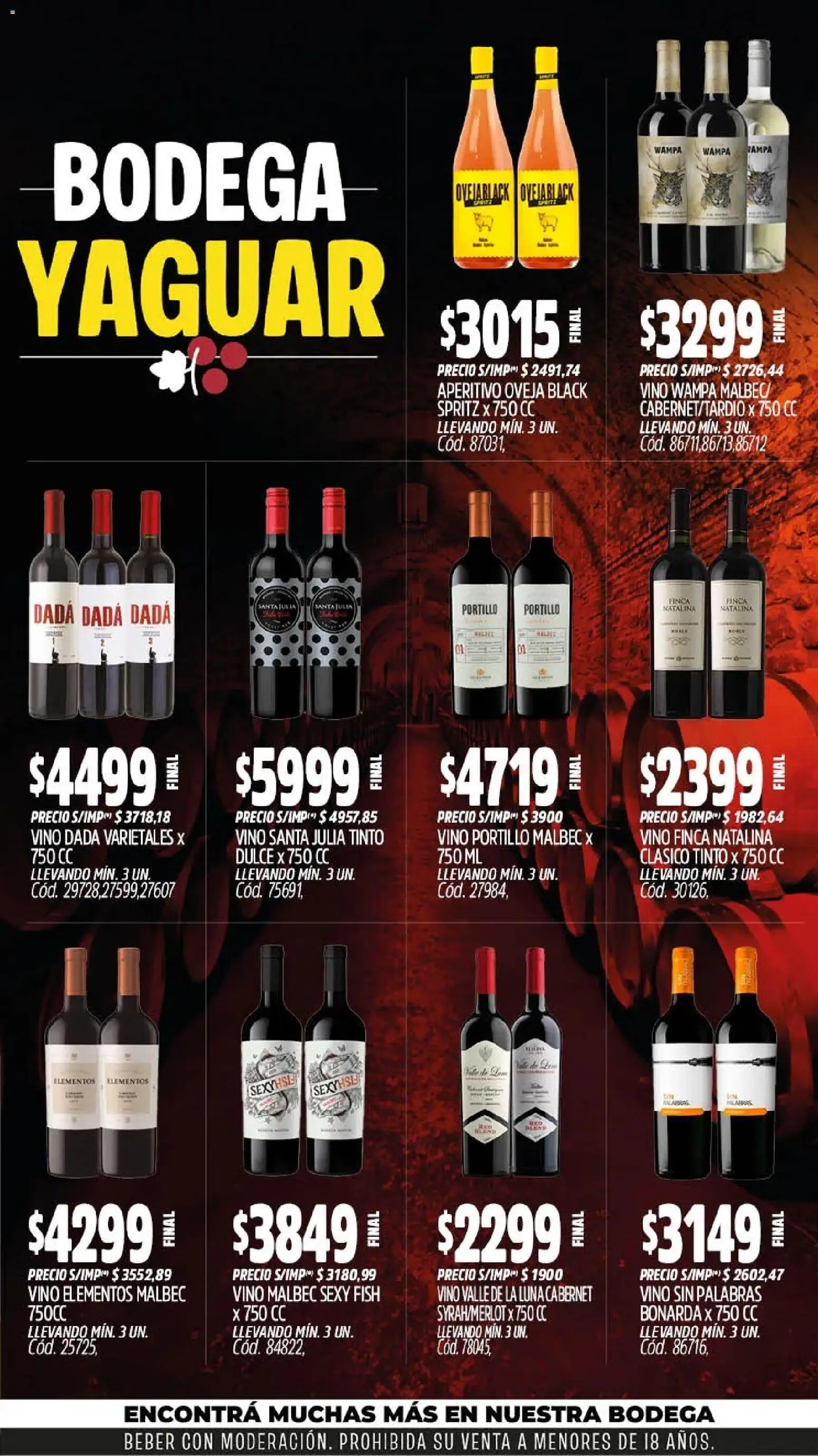 Yaguar - Oferta Semanal Córdoba │ válido desde el 17/07/2026 | Página: 4 | Productos: Dulce, Vino