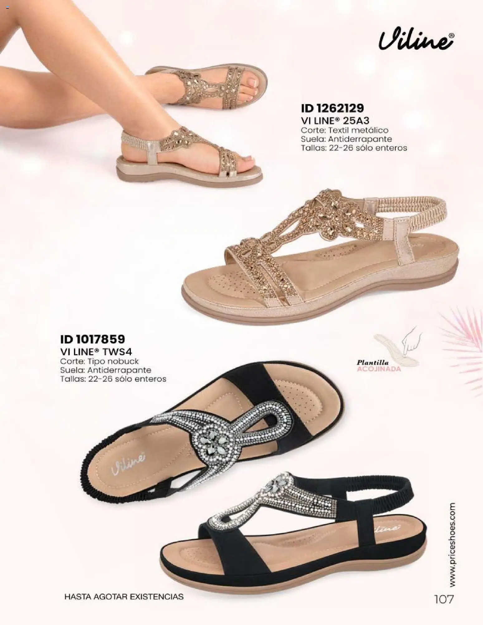 Nuevas ofertas de Price Shoes válidas en toda la República Mexicana desde el 23/06/2026. ¡Encuentra las mejores ofertas en Price Shoes catálogo Sandalias 2026! | Página: 107