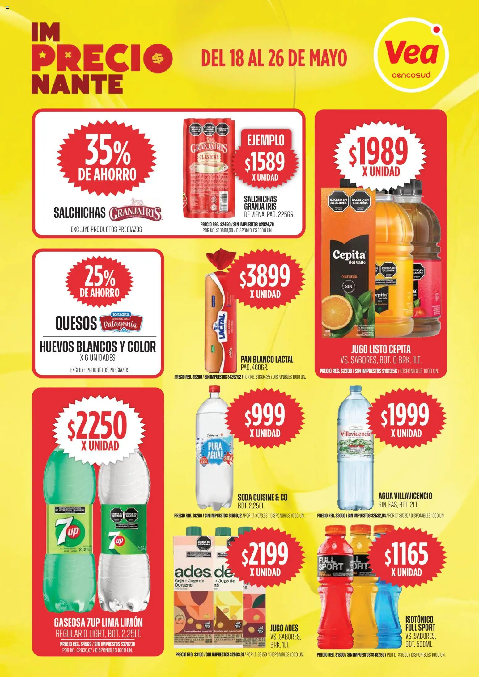 Vea ofertas │ válido desde el 18.05.2026 | Página: 6 | Productos: Durazno, Gaseosa, Soda, Limón