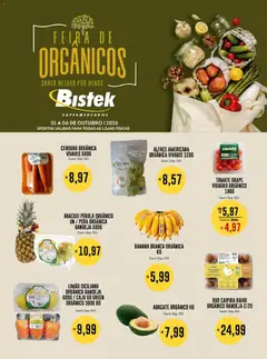 Bistek Supermercados ofertas Feira de Orgânicos - Pré-Visualização do folheto da loja Bistek Supermercados, válido de 01/10/2026