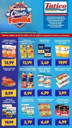 Tatico - Ofertas da semana - Pré-Visualização do folheto da loja Tatico, válido de 28/09/2026