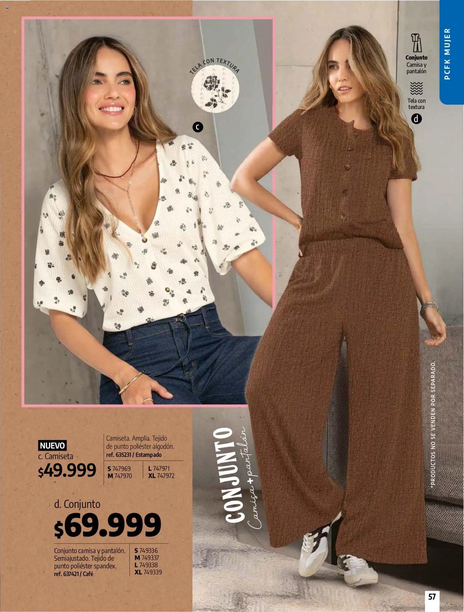 Pacifika revista - valida desde el 21/07/2026 | Página: 56 | Productos: Camiseta, Conjunto, Camisa, Café