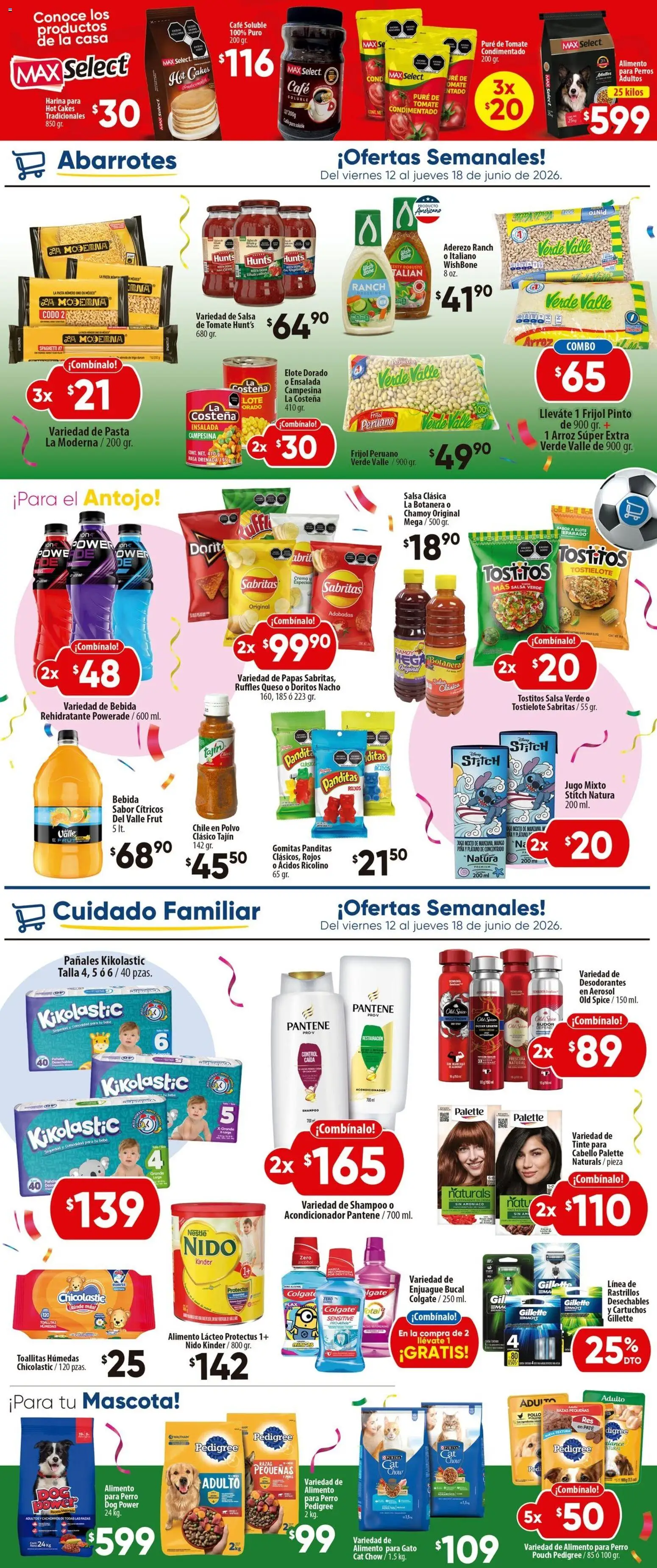 Nuevas ofertas de Calimax válidas en toda la República Mexicana desde el 12.06.2026. ¡Encuentra las mejores ofertas en Calimax folleto! | Página: 7 | Productos: Pollo, Harina, Manzana, Piña