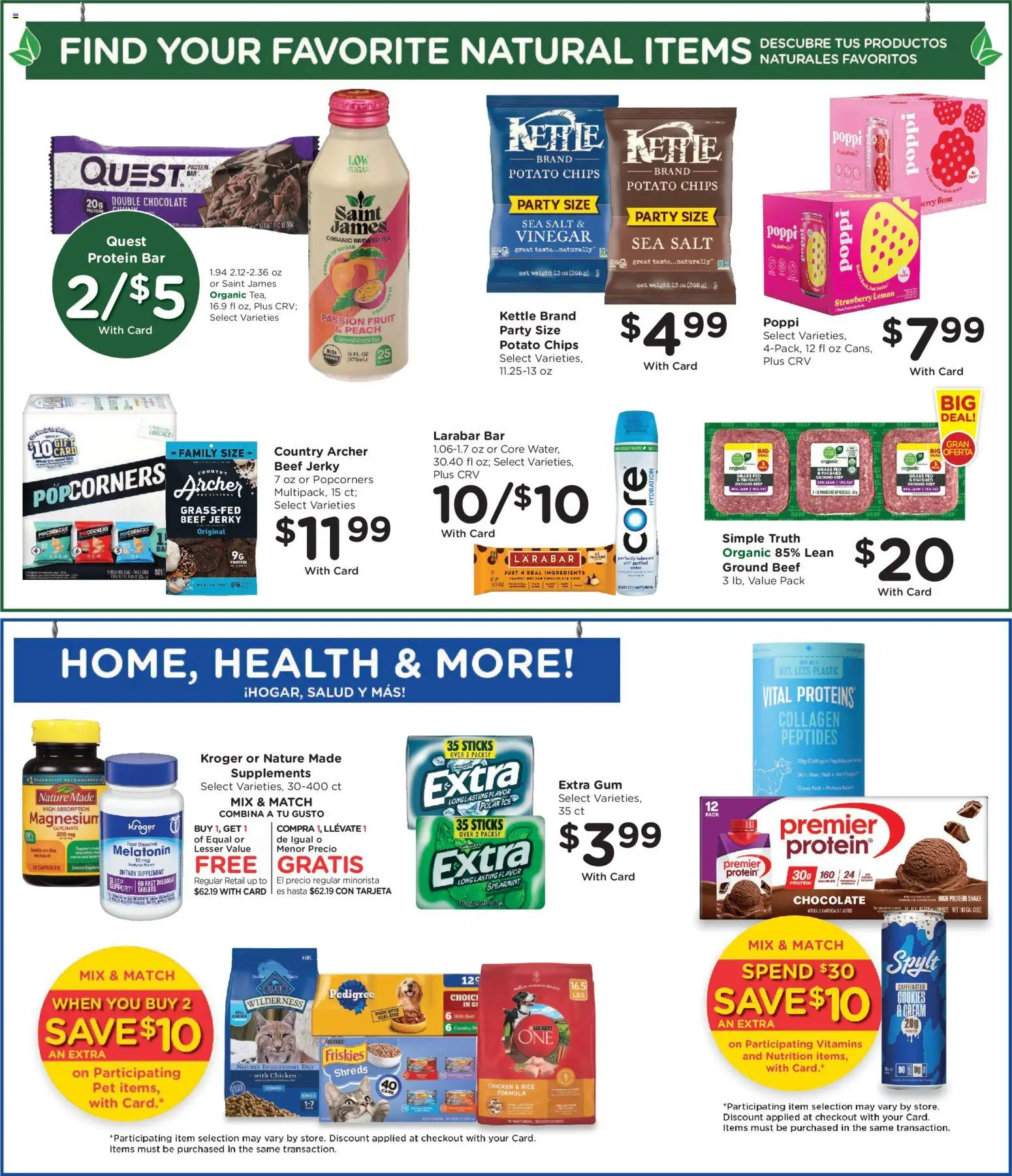 Ralphs Weekly Ad - valid from 07/22/2026 | Page: 10 | Products: Magnesium, Chocolate, Rice, Lemon
