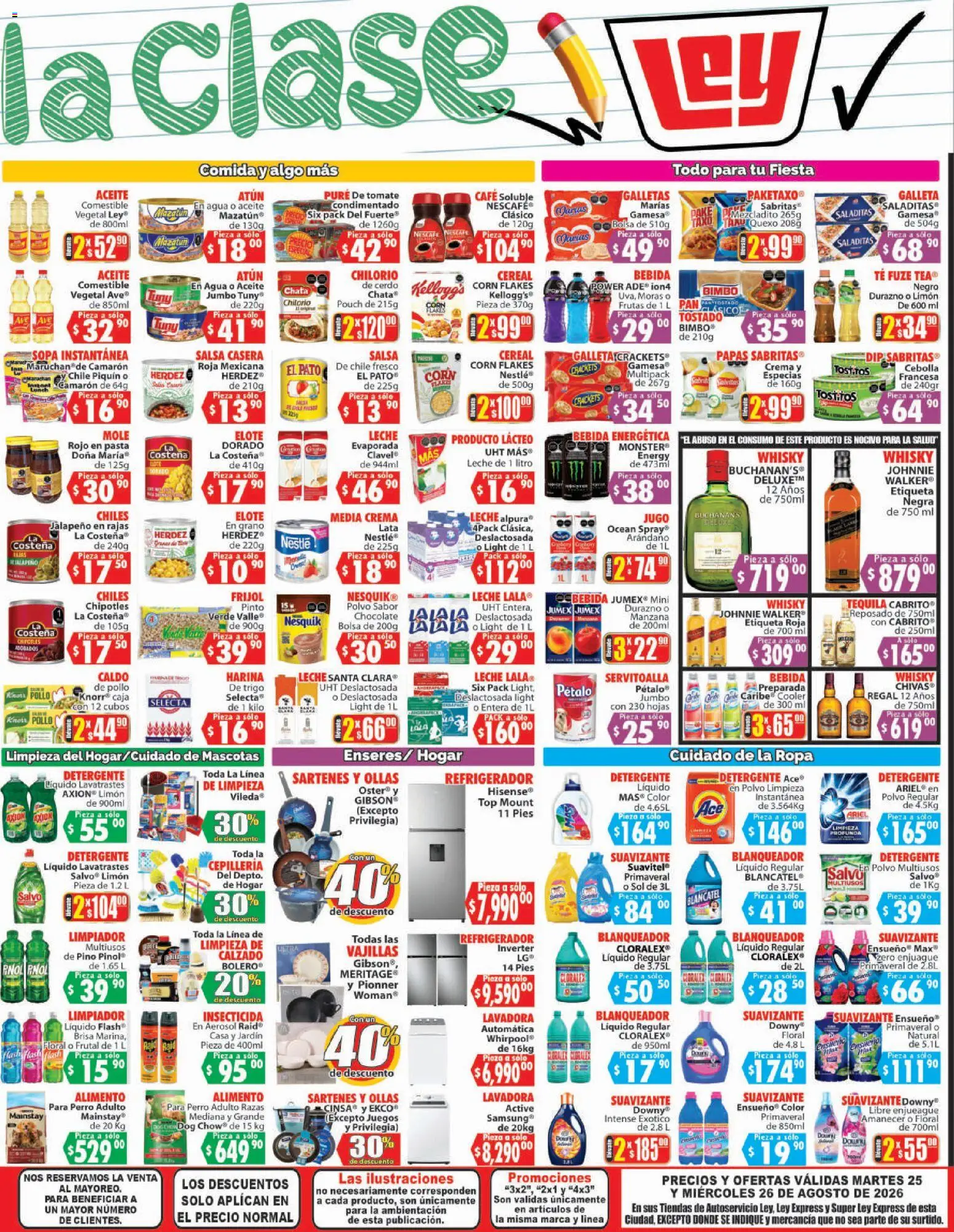 Nuevas ofertas de Casa Ley válidas en toda la República Mexicana desde el 25/08/2026. ¡Encuentra las mejores ofertas en Casa Ley folleto Autoservicio! | Página: 4