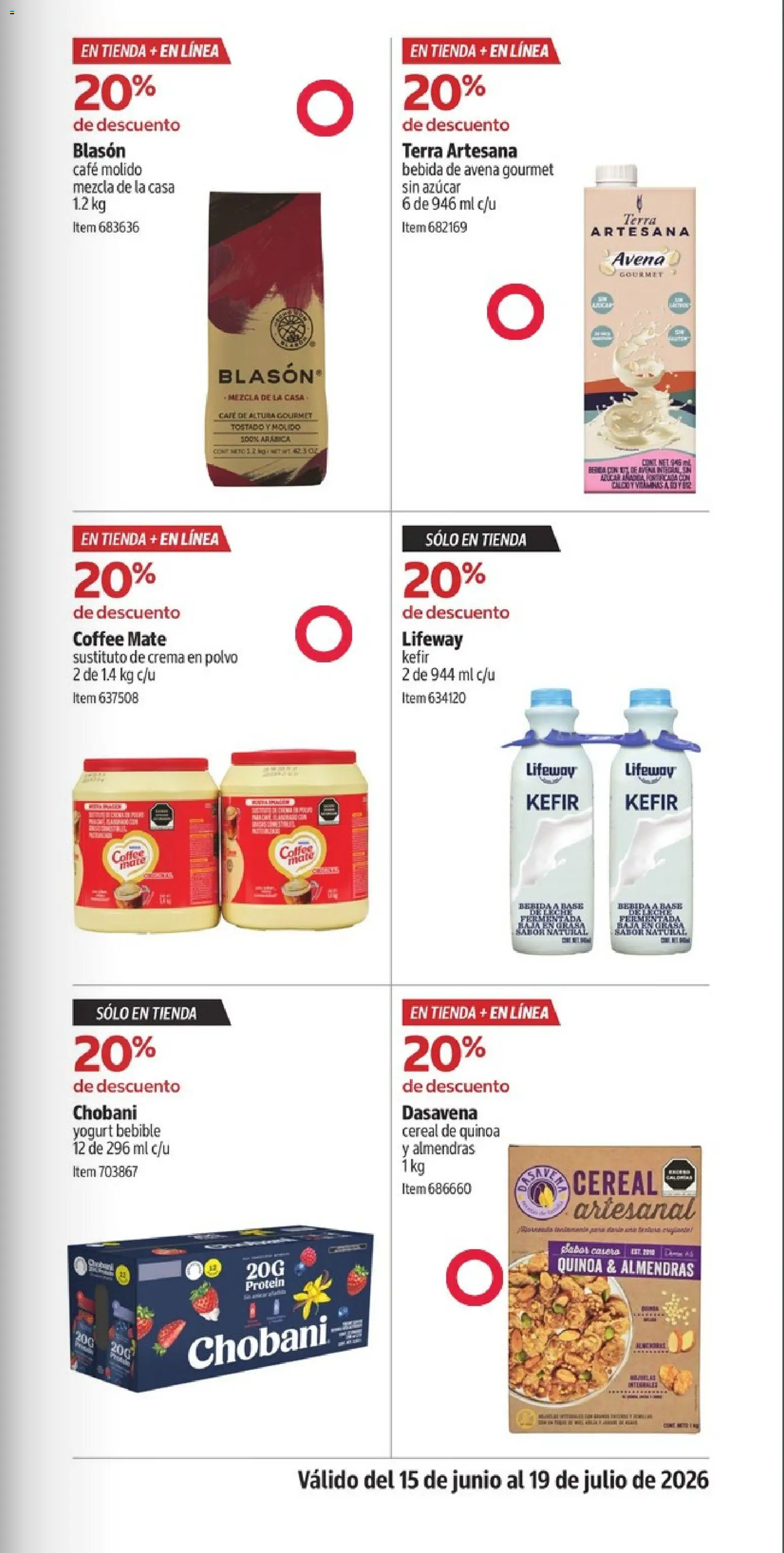 Nuevas ofertas de Costco válidas en toda la República Mexicana desde el 15/06/2026. ¡Encuentra las mejores ofertas en Costco catálogo Descuentos exclusivos! | Página: 23 | Productos: Azúcar, Kéfir, Polvo, Café molido