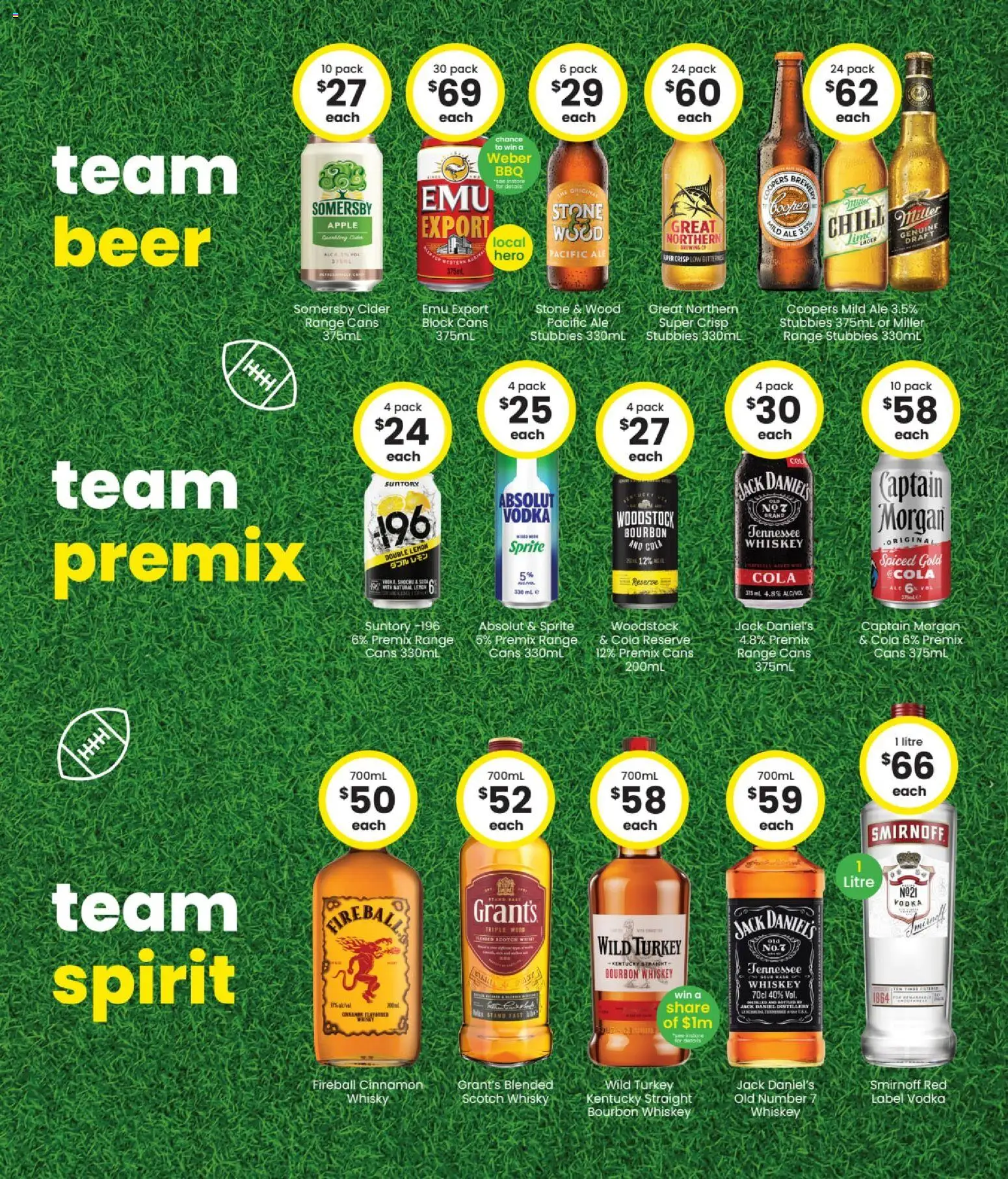 The Bottle-O catalogue - valid from 14/09/2026 | Page: 2 | Products: Vodka, Sprite, Cider, Jack Daniel’s