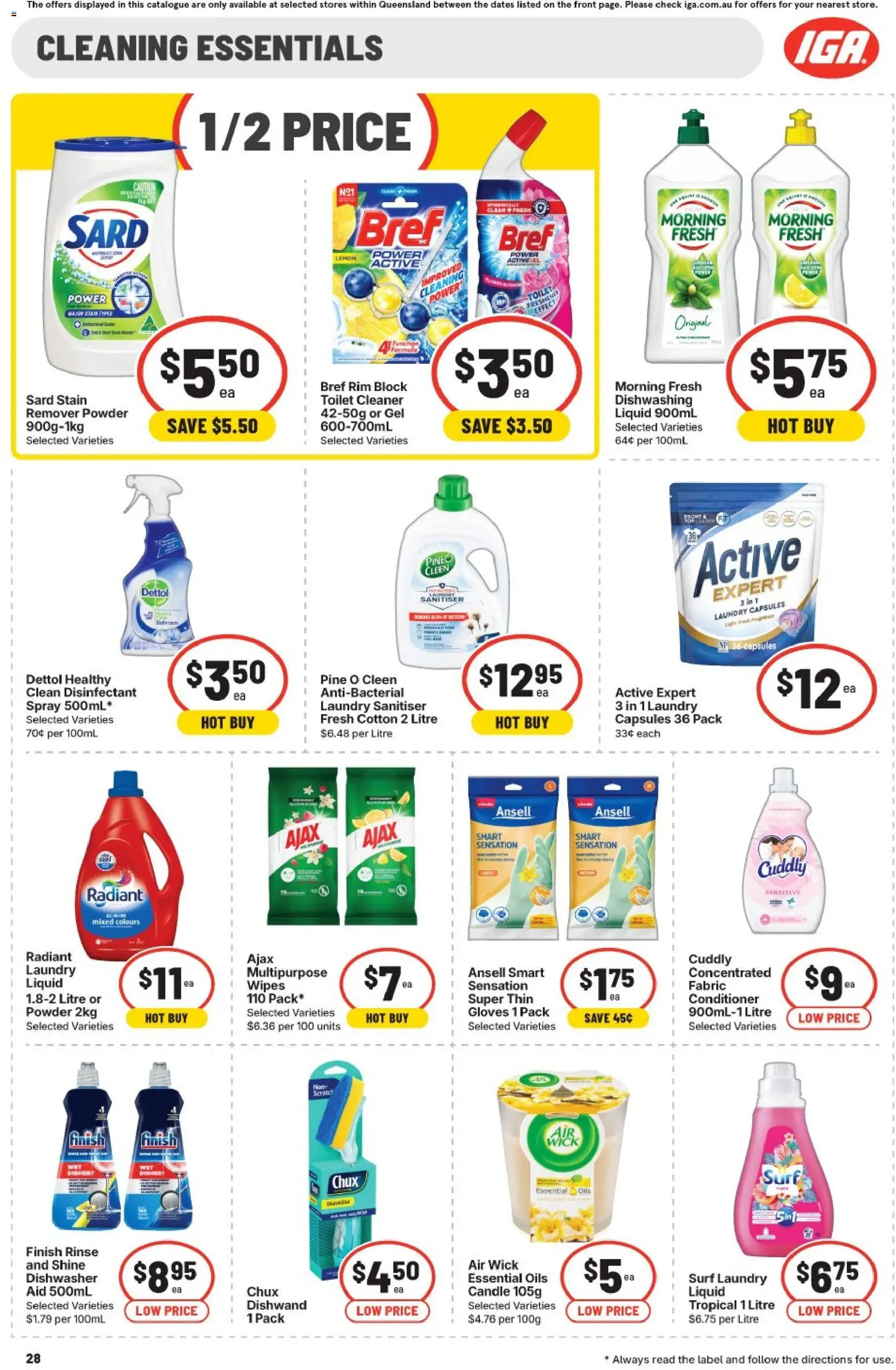 IGA catalogue - valid from 15/07/2026 | Page: 28 | Products: VapoRub, Sinus, Tablets, Pain relief