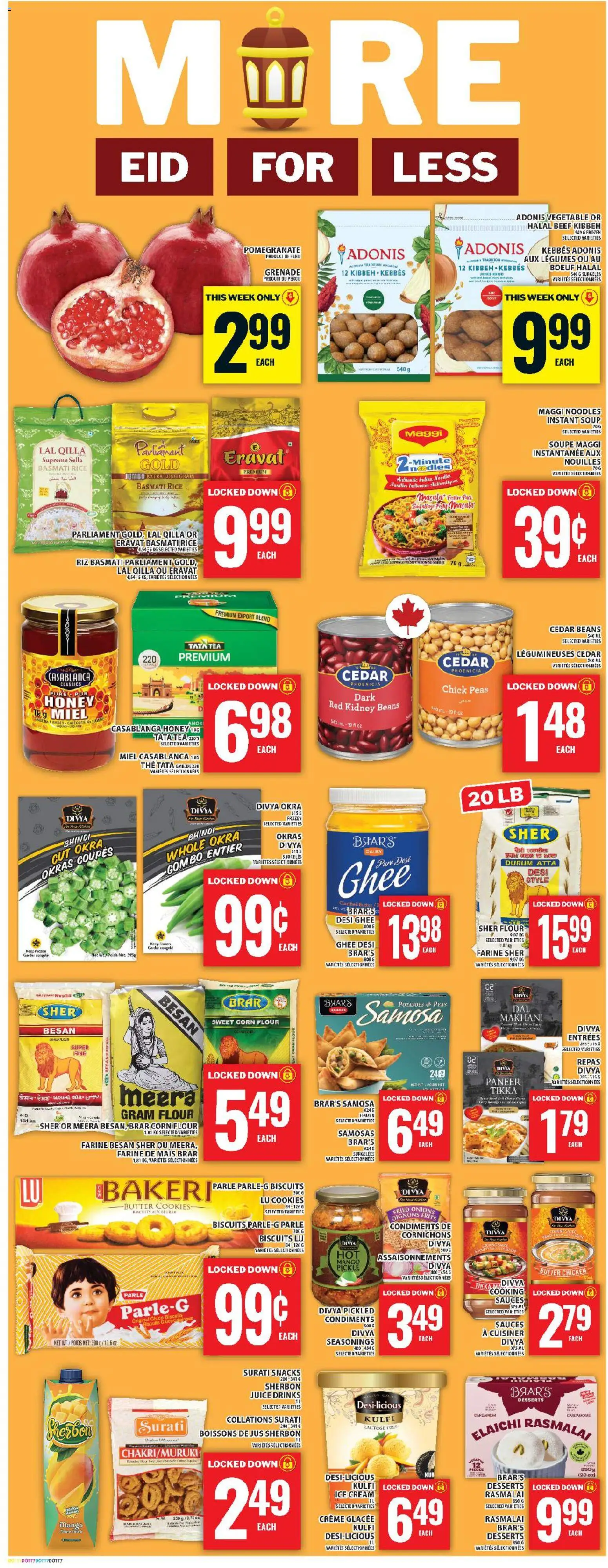 Food Basics flyer valid from 07.05.2026 | Page: 9 | Products: Beef, Cream, Cookies, Juice