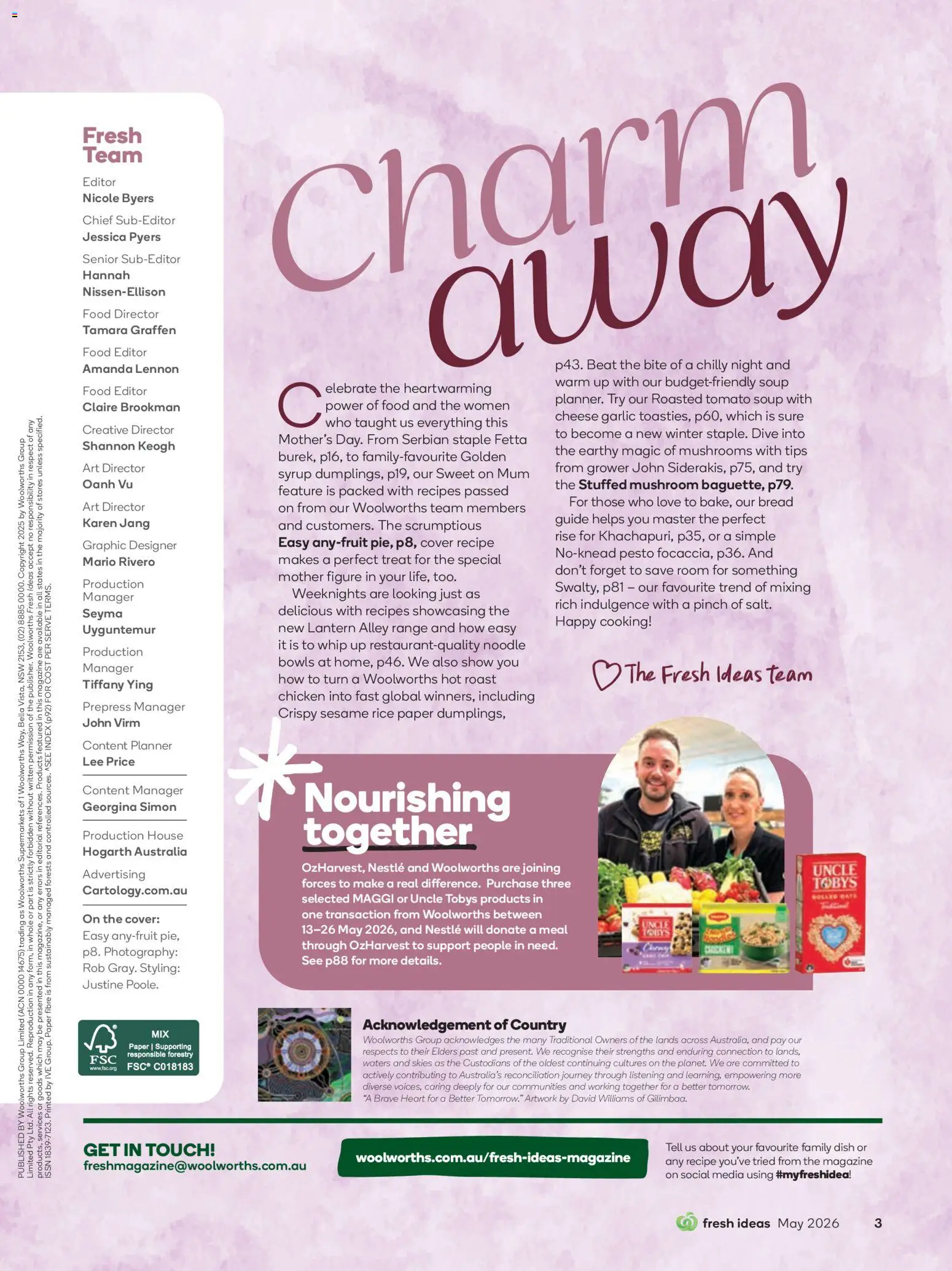 Woolworths catalogue - valid from 01.05.2026 | Page: 3 | Products: Cheese, Bread, Rice, Mushrooms