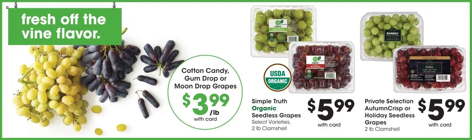 Mariano's Weekly Ad - valid from 09/09/2026 | Page: 9 | Products: Grapes, Seedless grapes